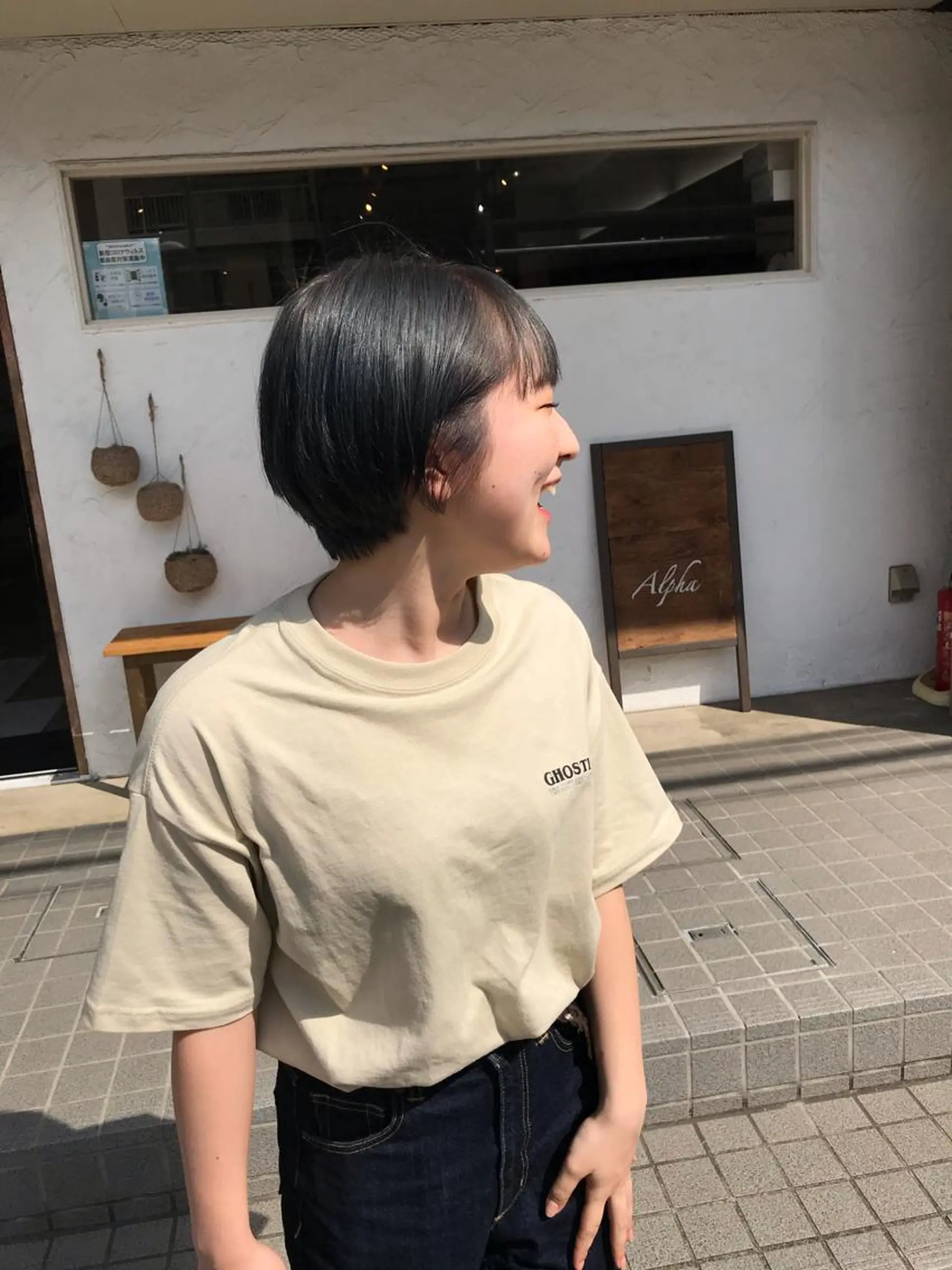 ショート ショートボブ ボブ ショートヘア 正分 真美のヘアスタイル