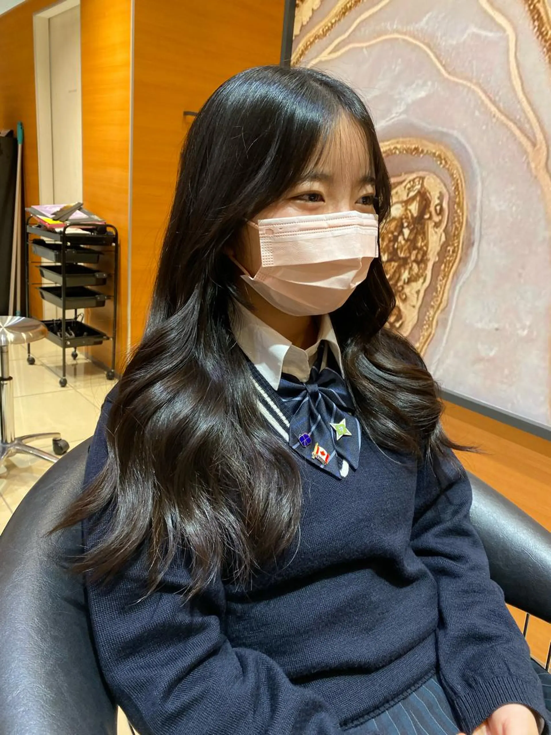 ロング 韓国風ヘア レイヤーカット LEVIJU hair所属・韓国ヘア🕊村上 ののこ🕊のヘアスタイル