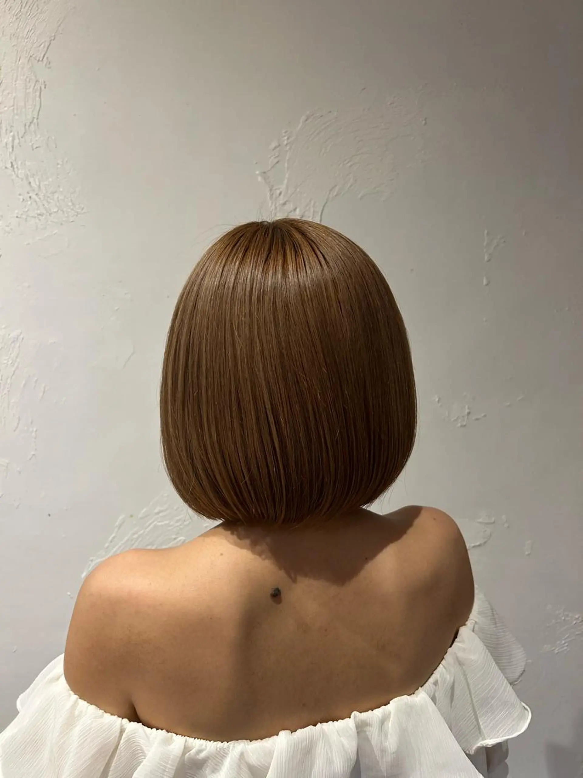 ミディアム カラー ボブ 成田 智彩のヘアスタイル
