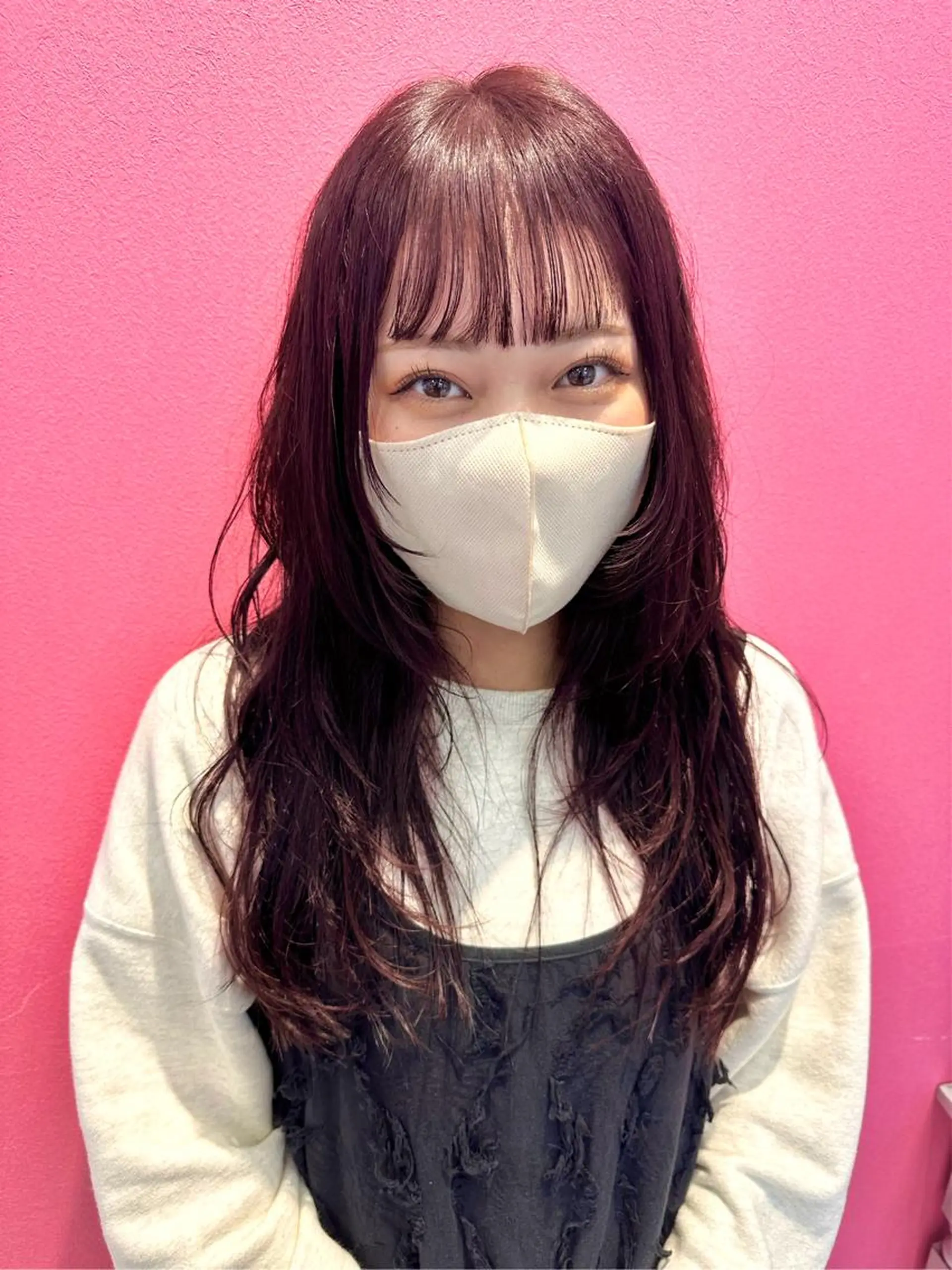 ロング カラー 💘韓国カラー💘 クルミのヘアスタイル