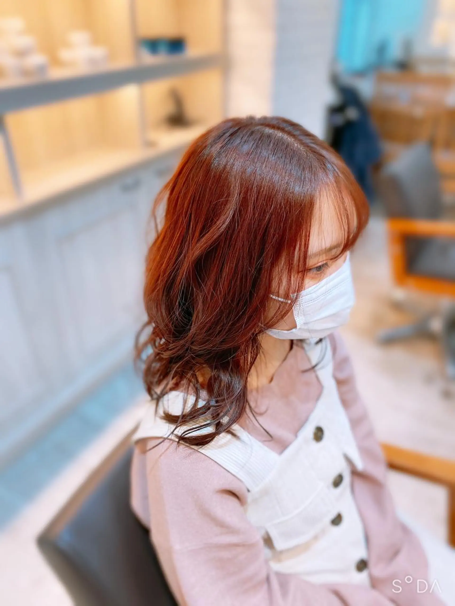 セミロング カラー ヨシダ フミノリのヘアスタイル