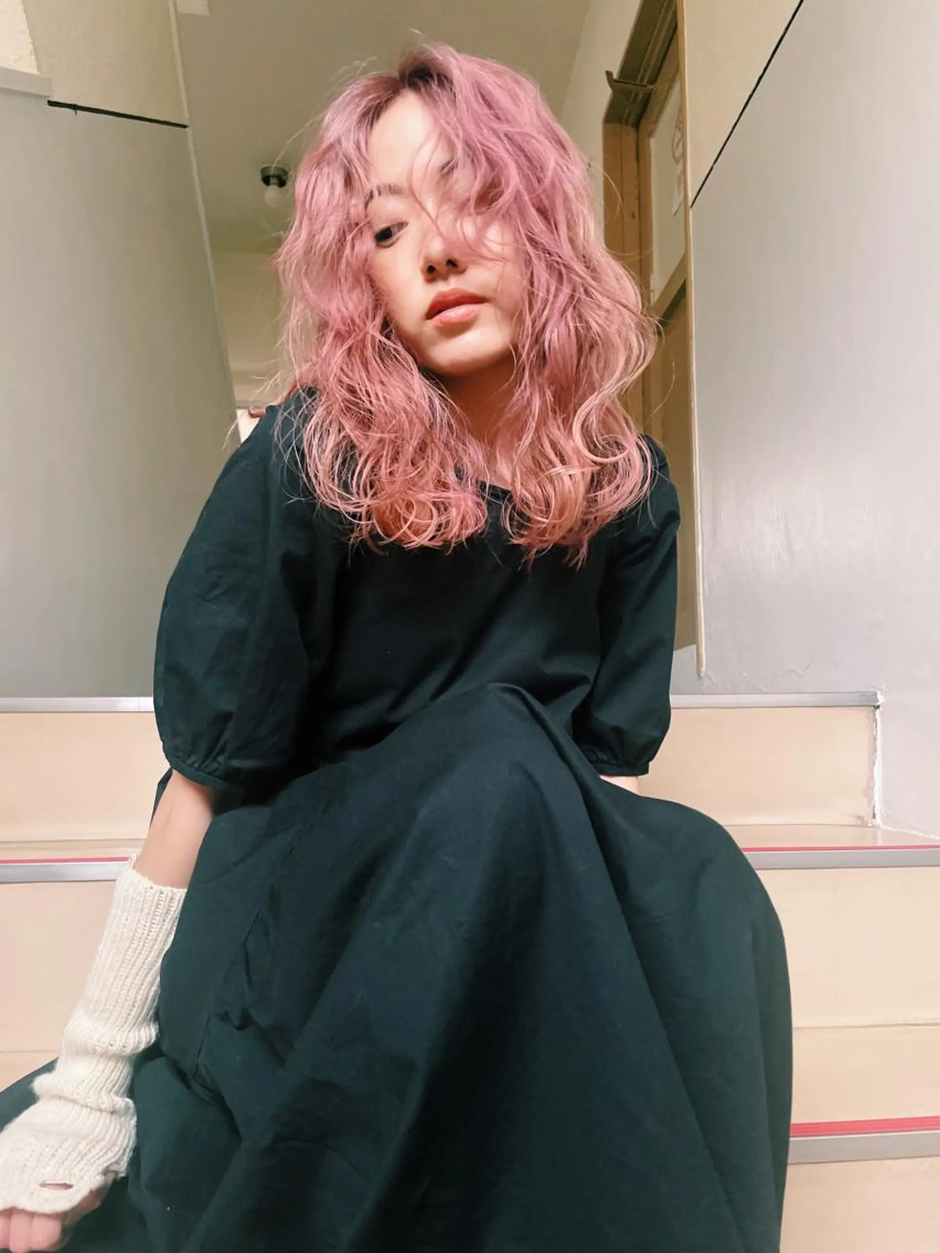 ミディアム カラー カット ヘアカラー トリートメント suvvy hairsalonのヘアスタイル