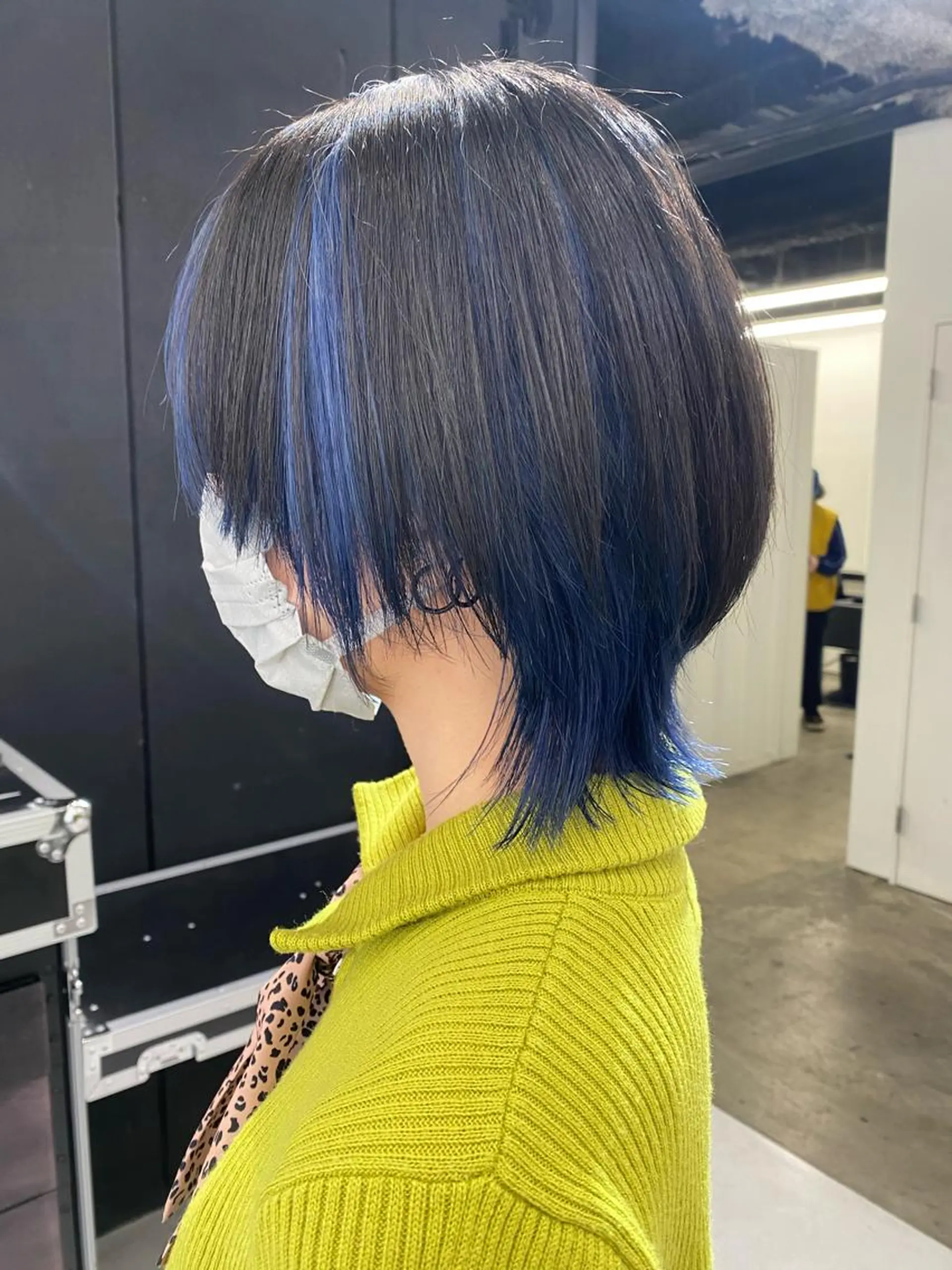 ショート カラー ブルーカラー ウルフカット カット ヘアカラー ［似合わせヘア］ ✂︎OGURO✂︎のヘアスタイル