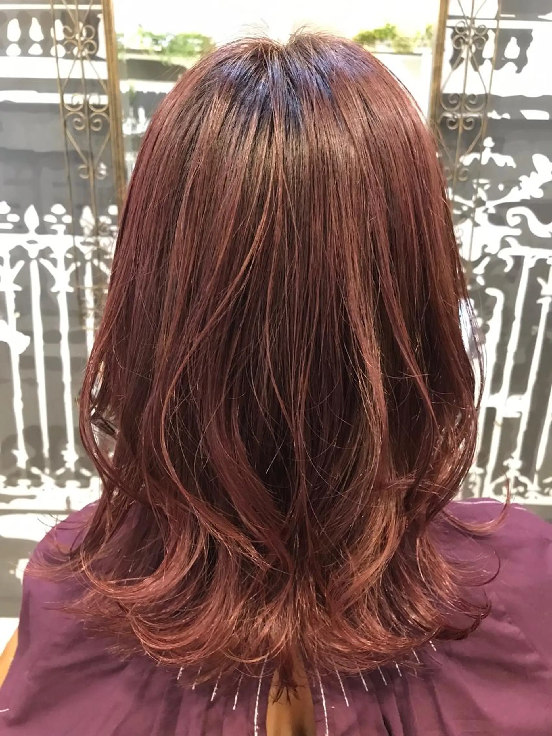 セミロング ヘアカラー トリートメント CODE.LINE 静岡伝馬町所属・浦田侑希 CODE.LINEのヘアスタイル