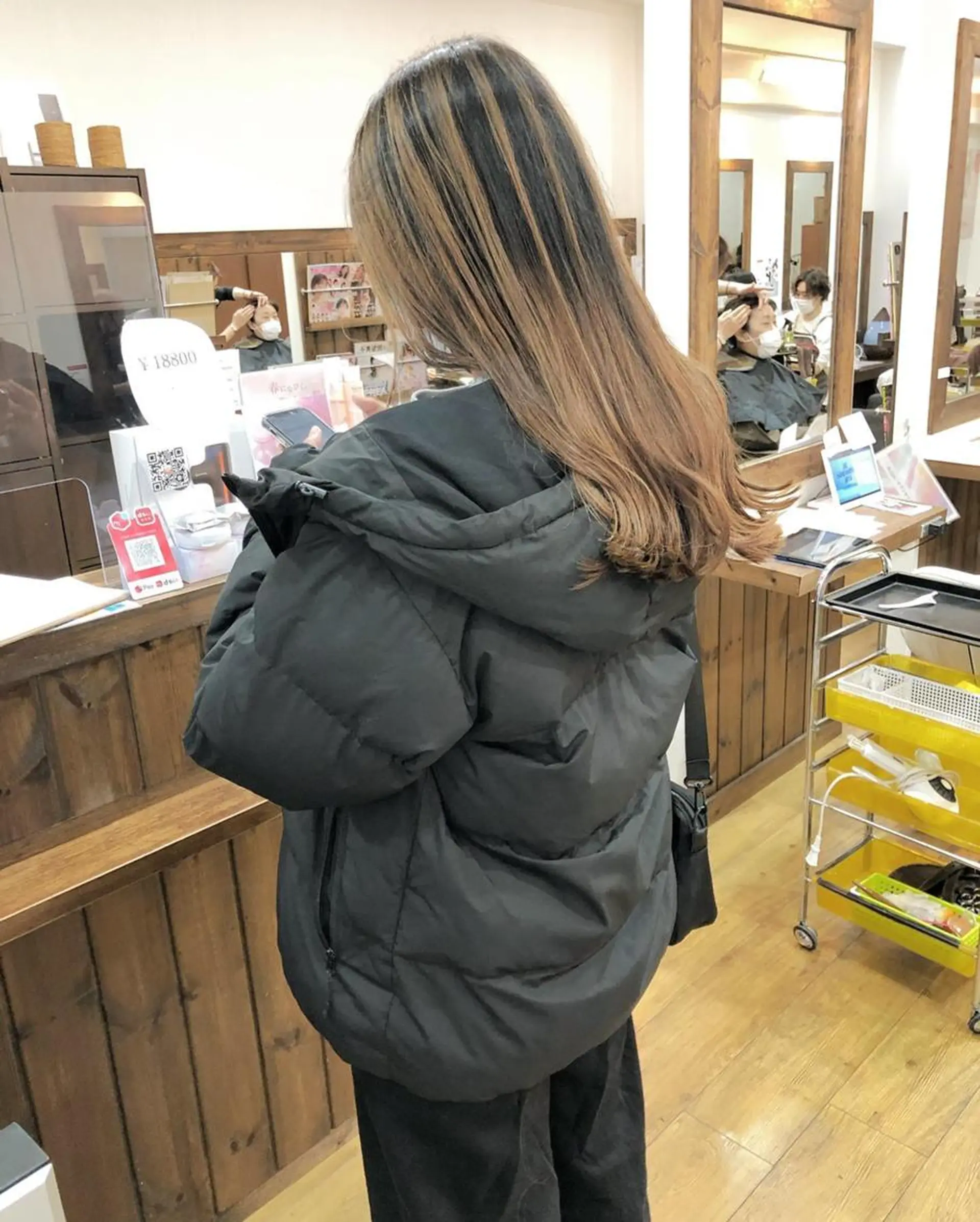 カラー アディクシーカラー アッシュ バレイヤージュ ブリーチ ダブルカラー 🌈ハイトーン/ ワタル🌈のヘアスタイル