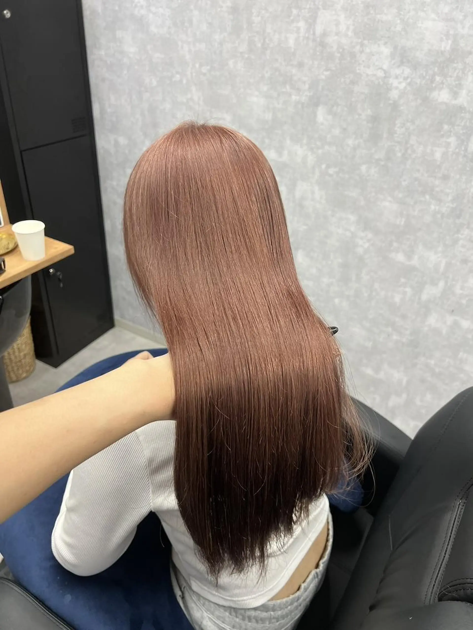 ミディアム オレンジブラウン 🩵albis/めい 大宮/ブリーチ🦋のヘアスタイル