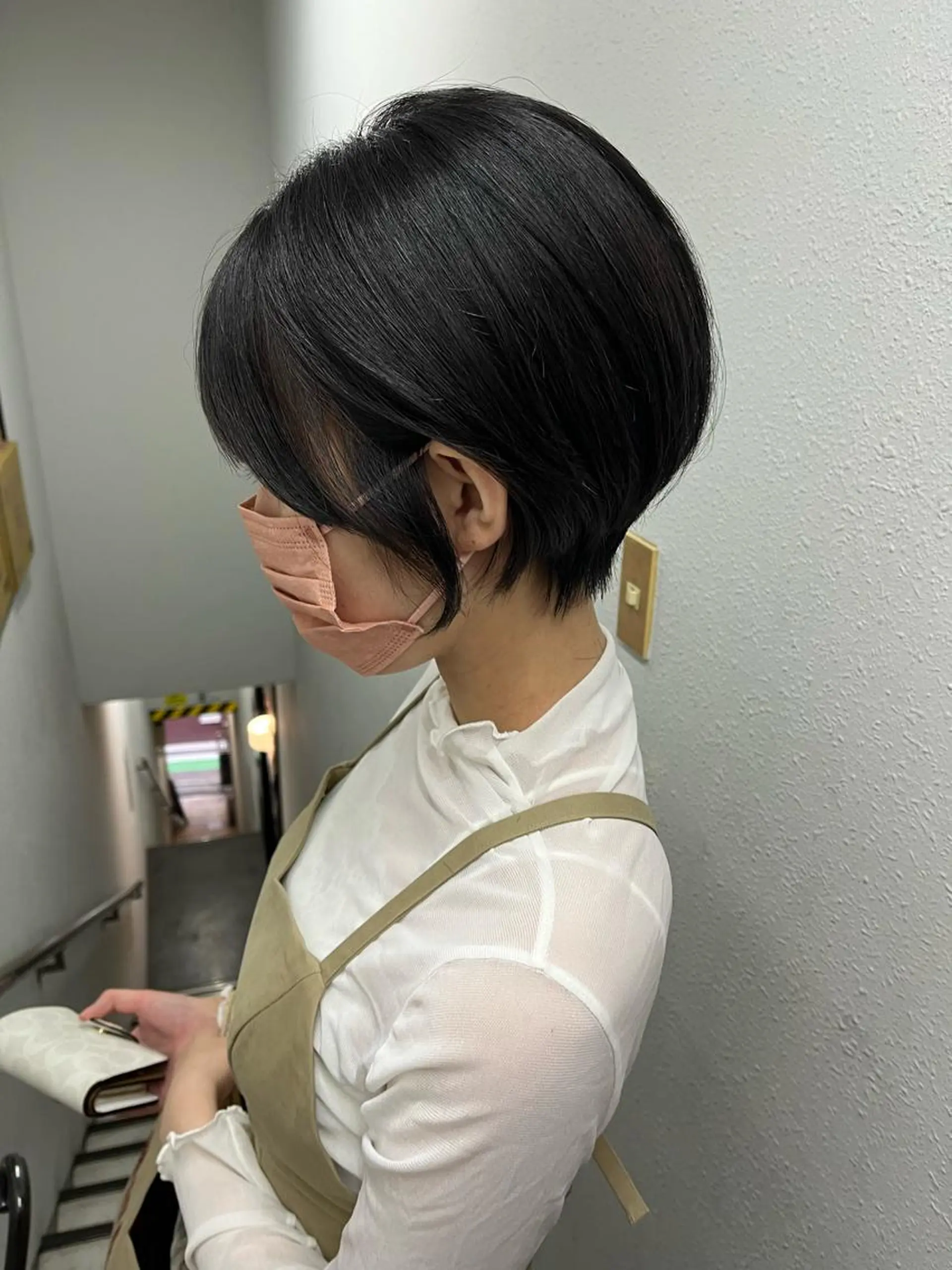 ショート 丸みショート ショートヘア カット トリートメント 💗レイヤーショート ボブ艶髪/竜也💗のヘアスタイル