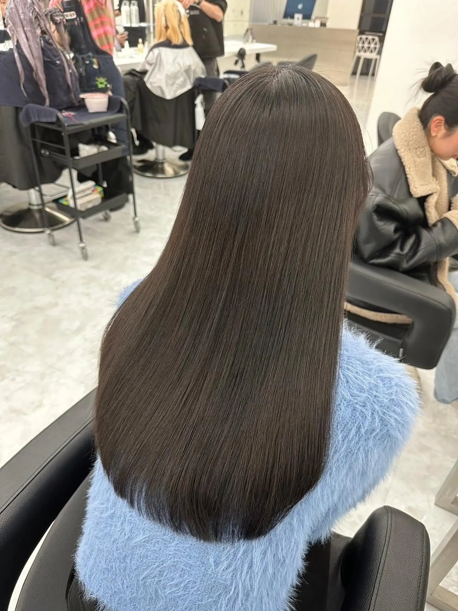 ロング カラー ヘアアレンジ トリートメント 💍韓国風カラー💍 横浜💍MIU💍のヘアスタイル