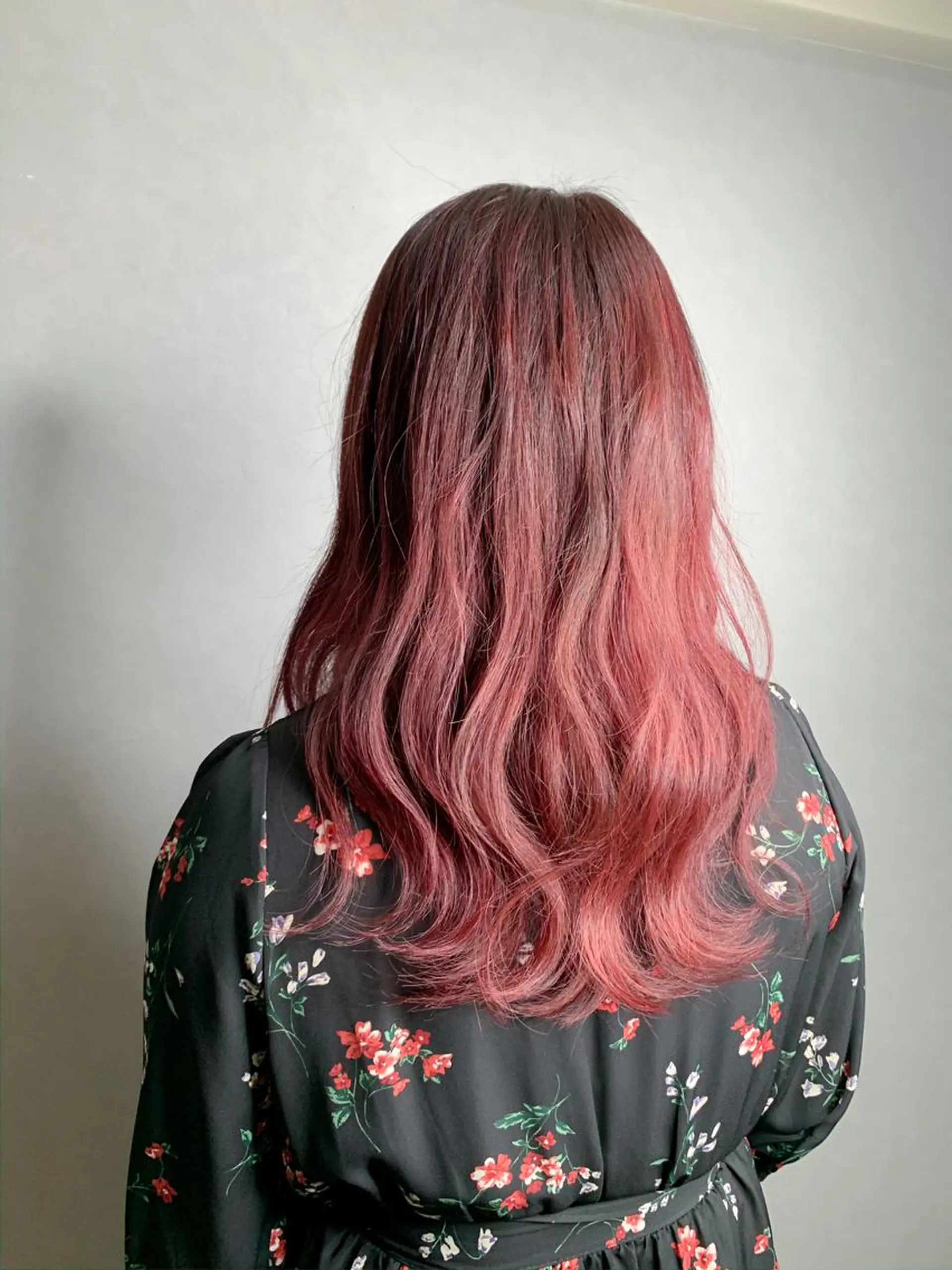 セミロング カラー ピンクカラー ヘアカラー トリートメント 🌈 DAIKI 🌈のヘアスタイル