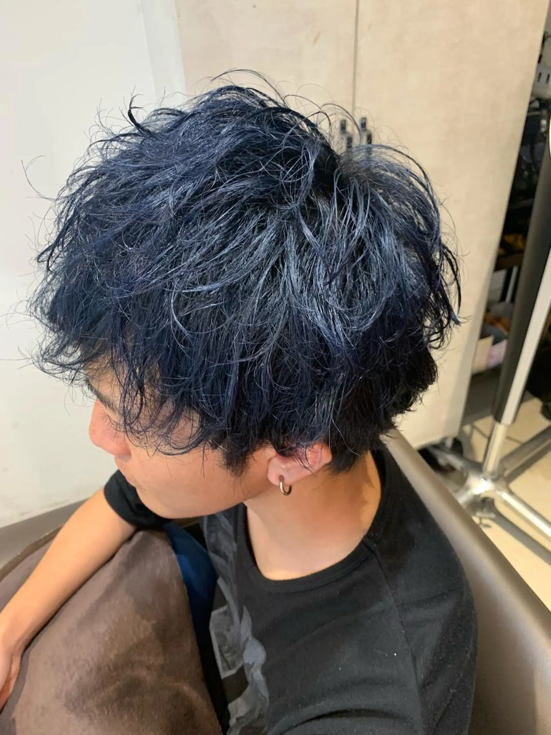 カラー メンズ 乾かすだけでサラ艶に /髪質改善西村涼太のヘアスタイル