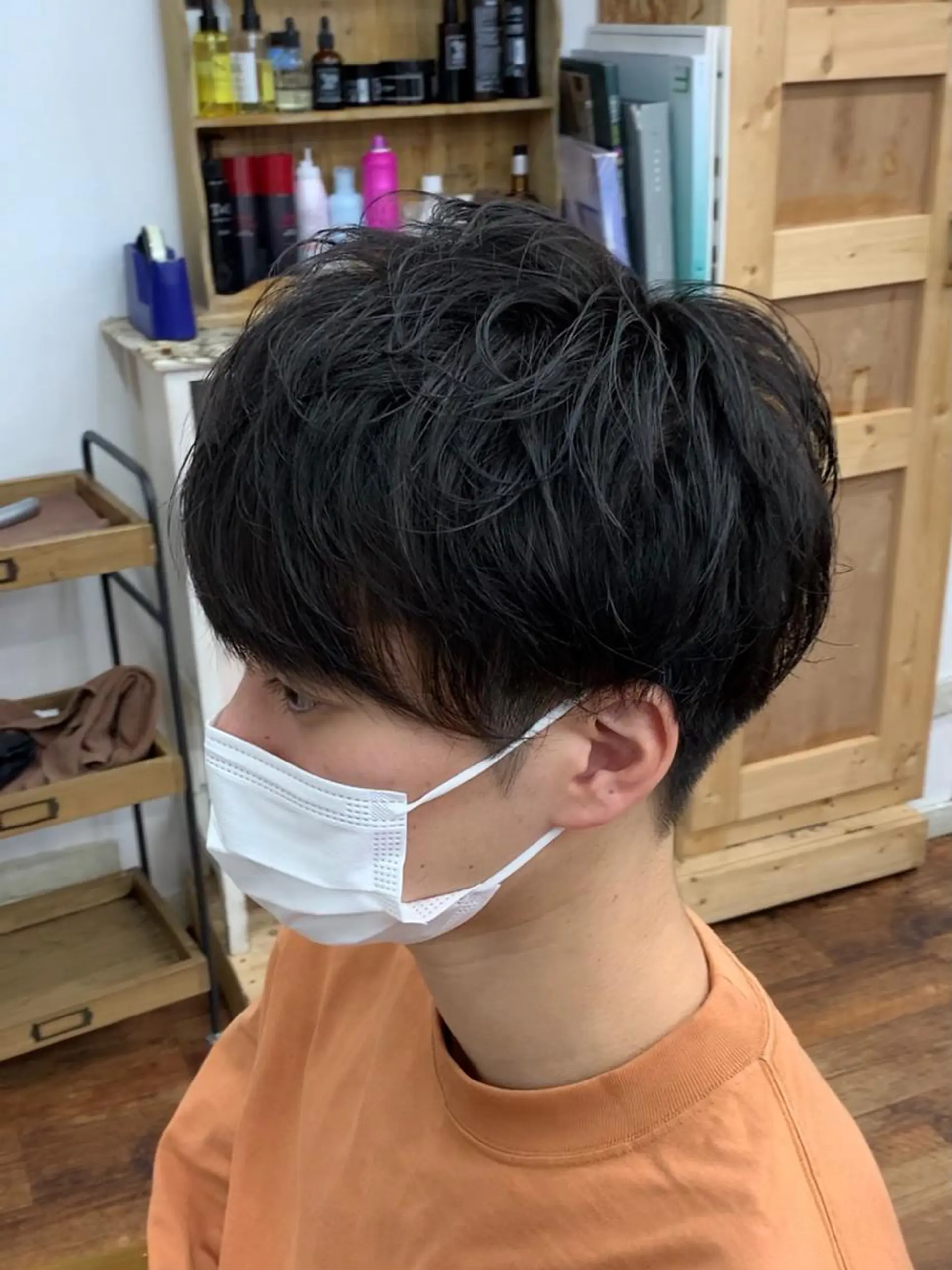 ショート メンズ クセを最大限に活かす メンズパーマ奈良大祐のヘアスタイル