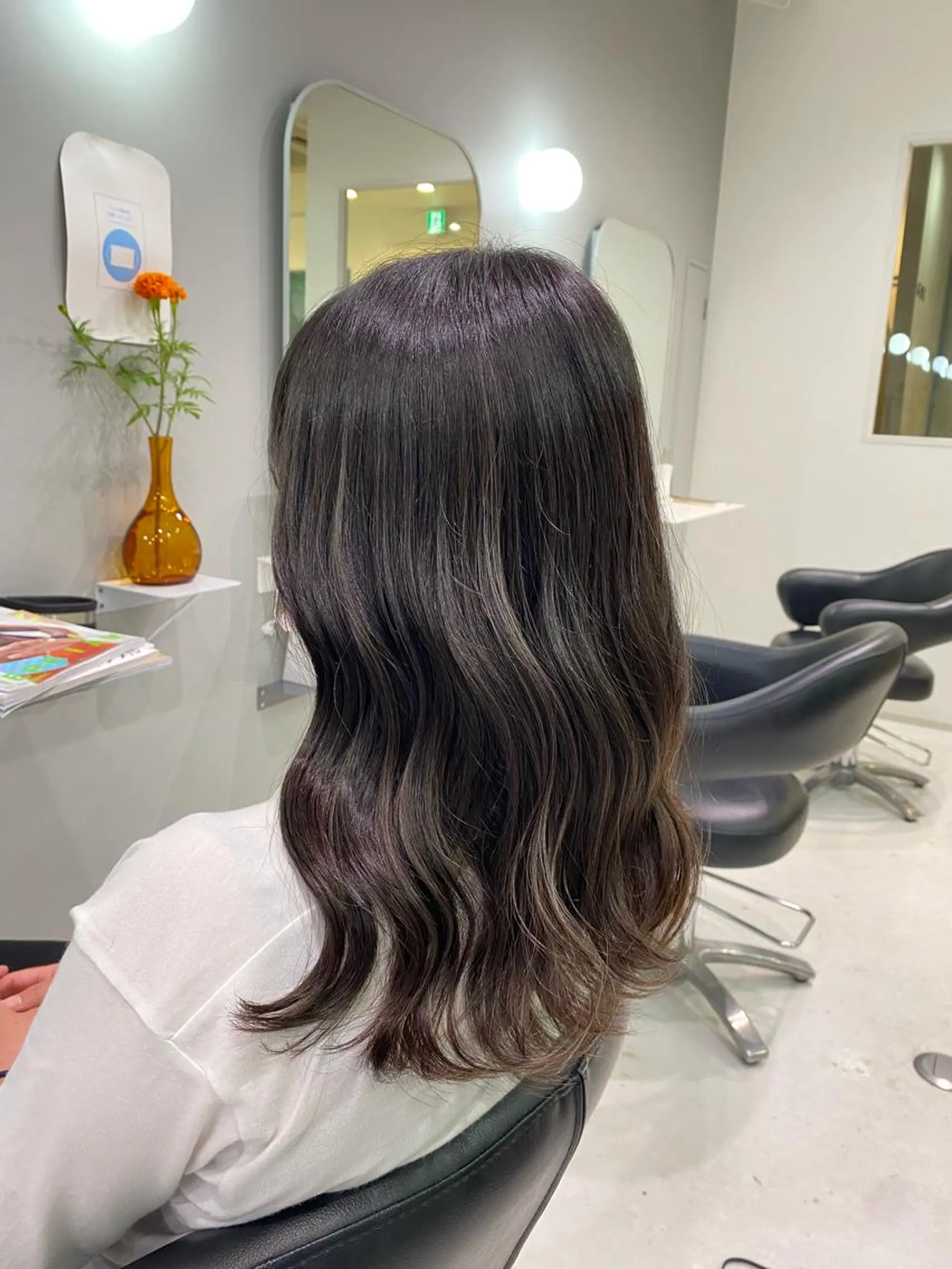 セミロング ヘアカラー 【GUK】 🌻RINA🌻のヘアスタイル