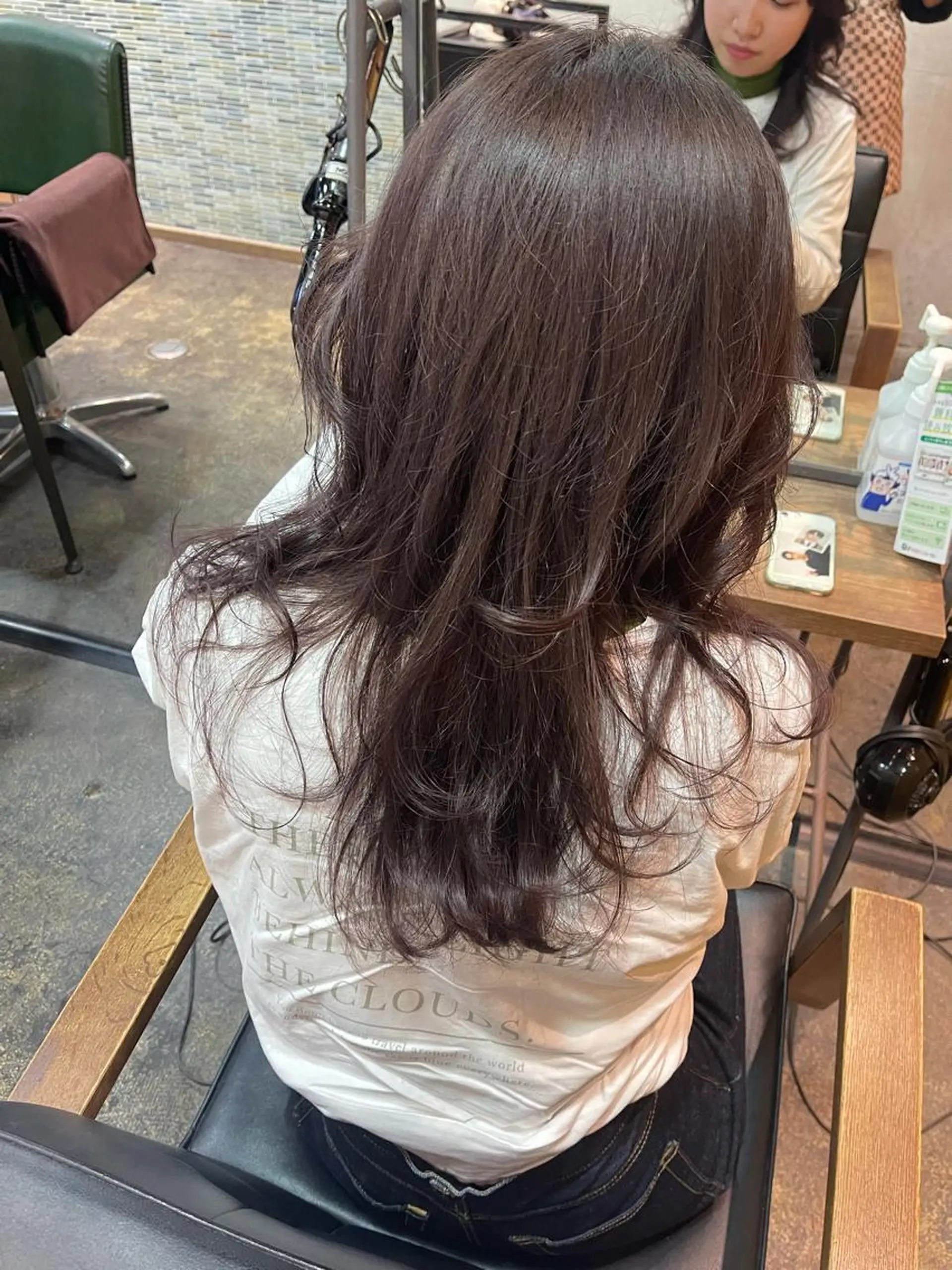 セミロング ヘアカラー 韓国 / 中国ヘア 🦋Noniのヘアスタイル