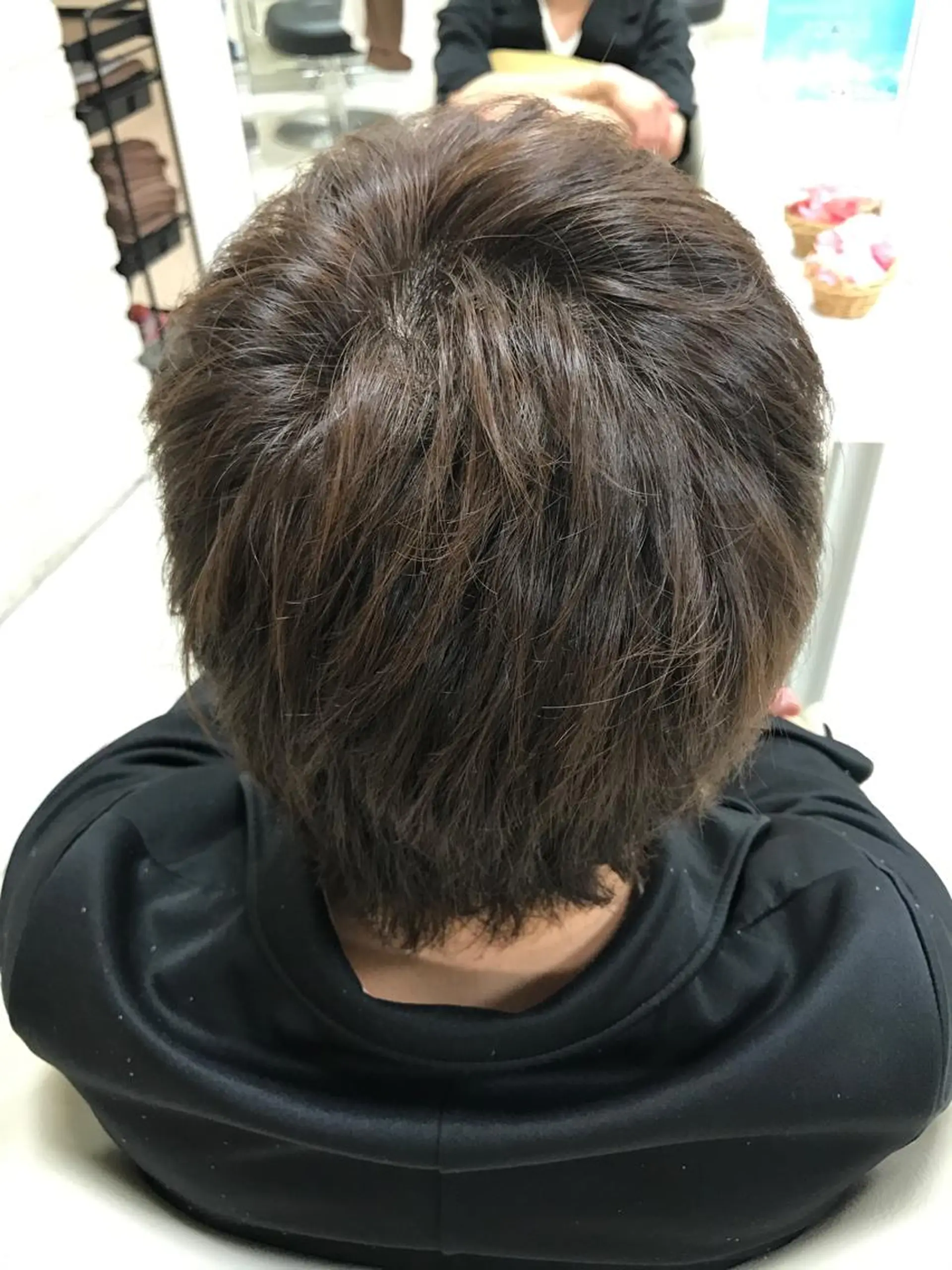 カラー メンズ アッシュ 【暖色カラー特化】 中山由梨のヘアスタイル