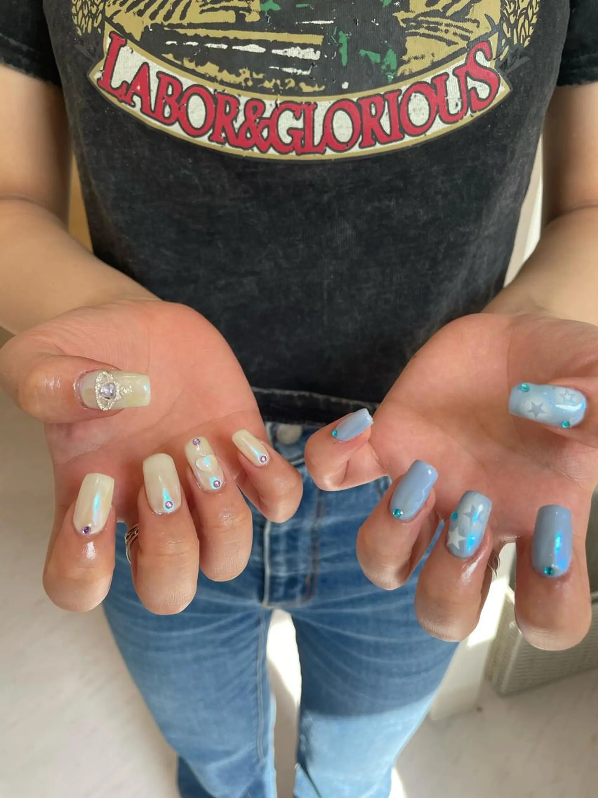 ネイル 束感まつ毛/ネイル/ LED♥KIRARAのマツエク・マツパデザイン