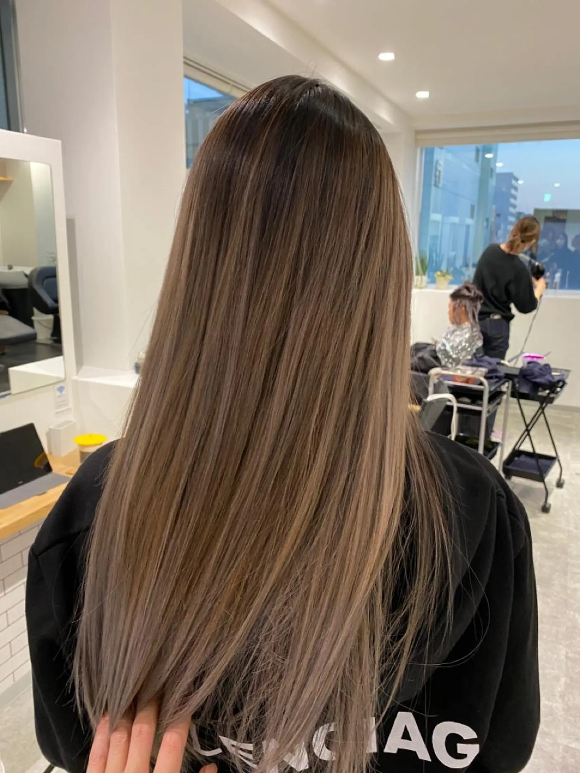 ミディアム カラー JILBLAN京都 ショート/ハイライトのヘアスタイル