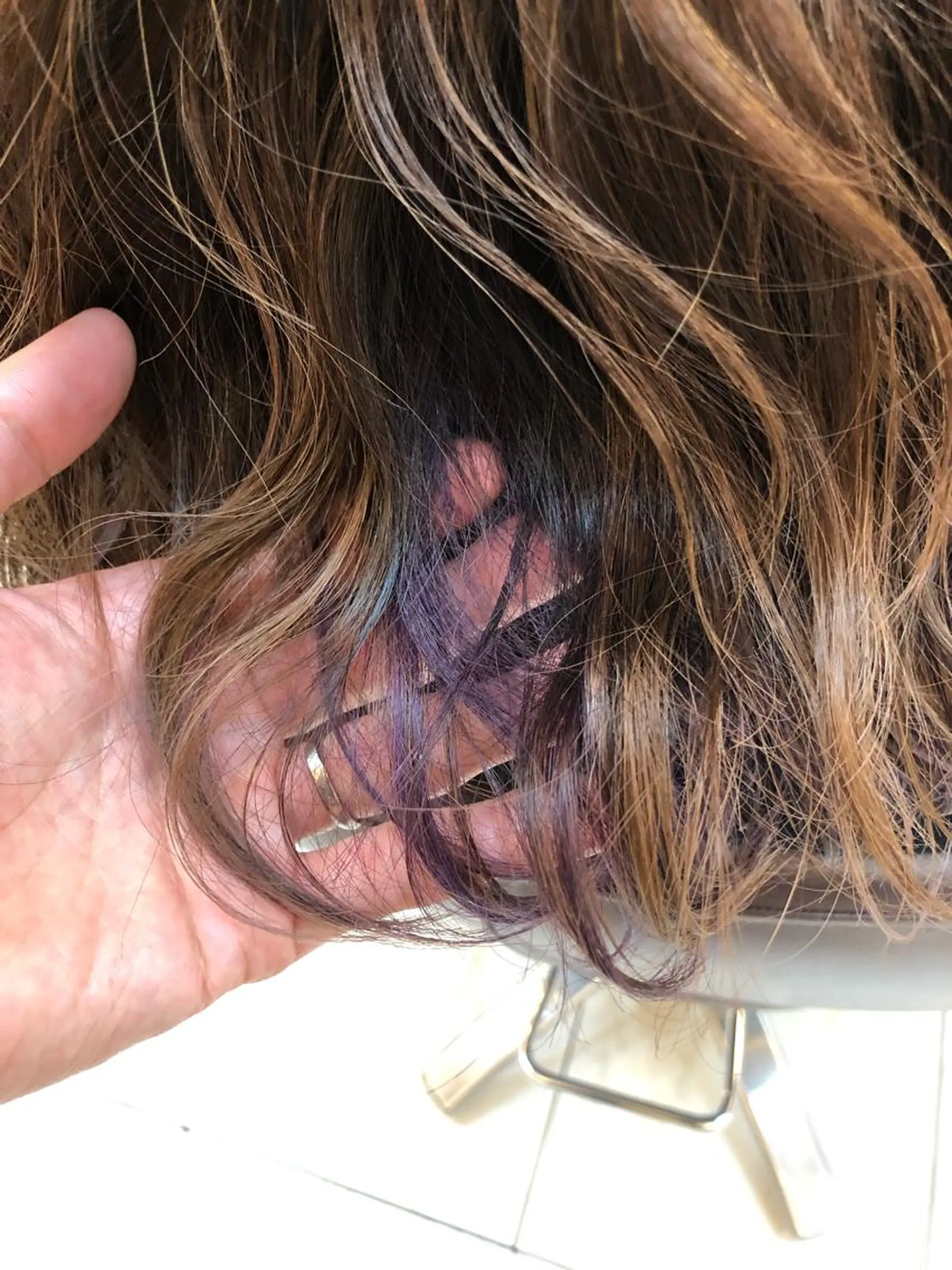 カラー インナーカラー 野々山 直貴のヘアスタイル