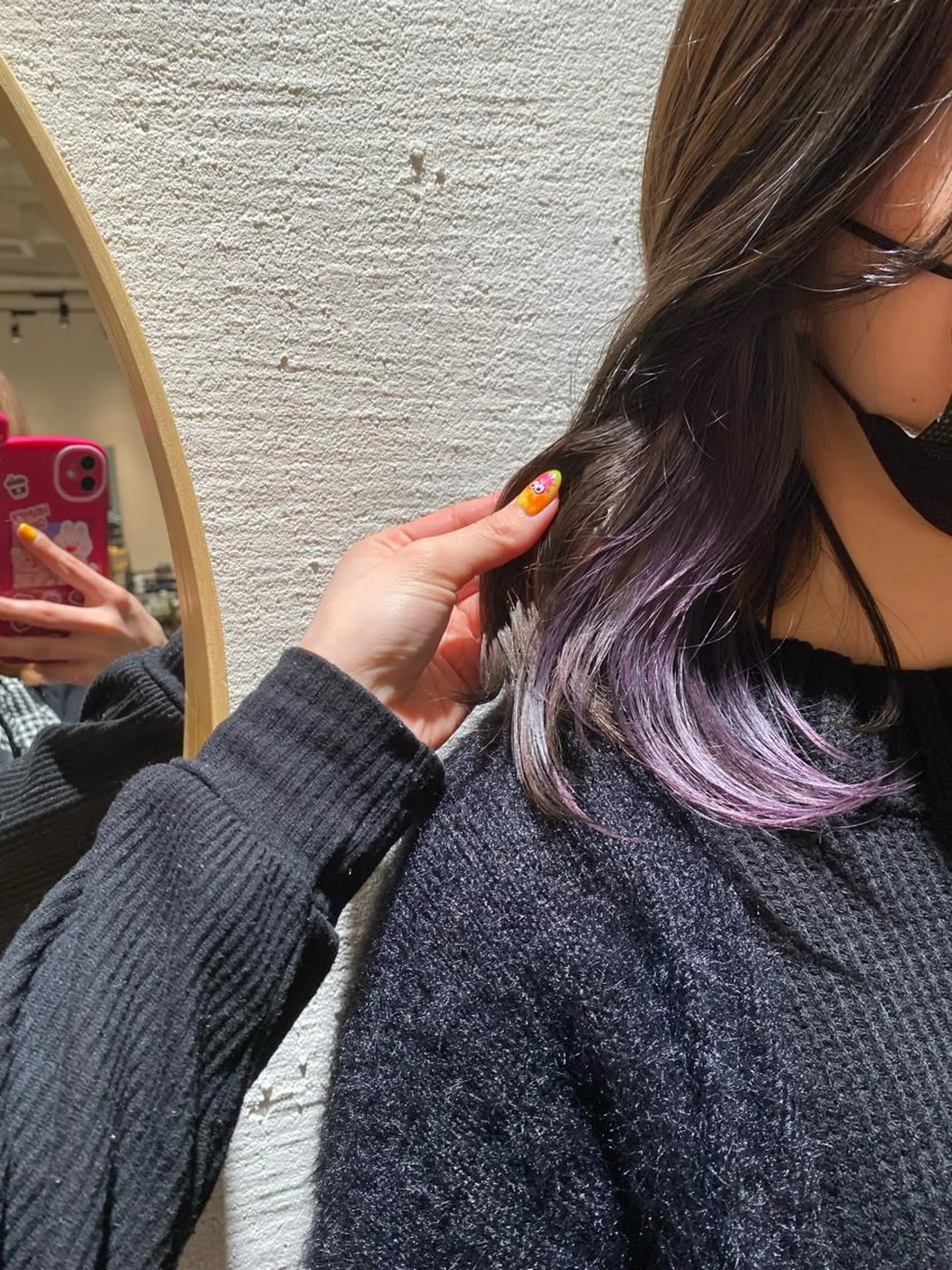 カラー グレージュ ラベンダーカラー ラベンダーグレージュ ラベンダーグレー カット ヘアカラー オスズ 🎀´-のヘアスタイル