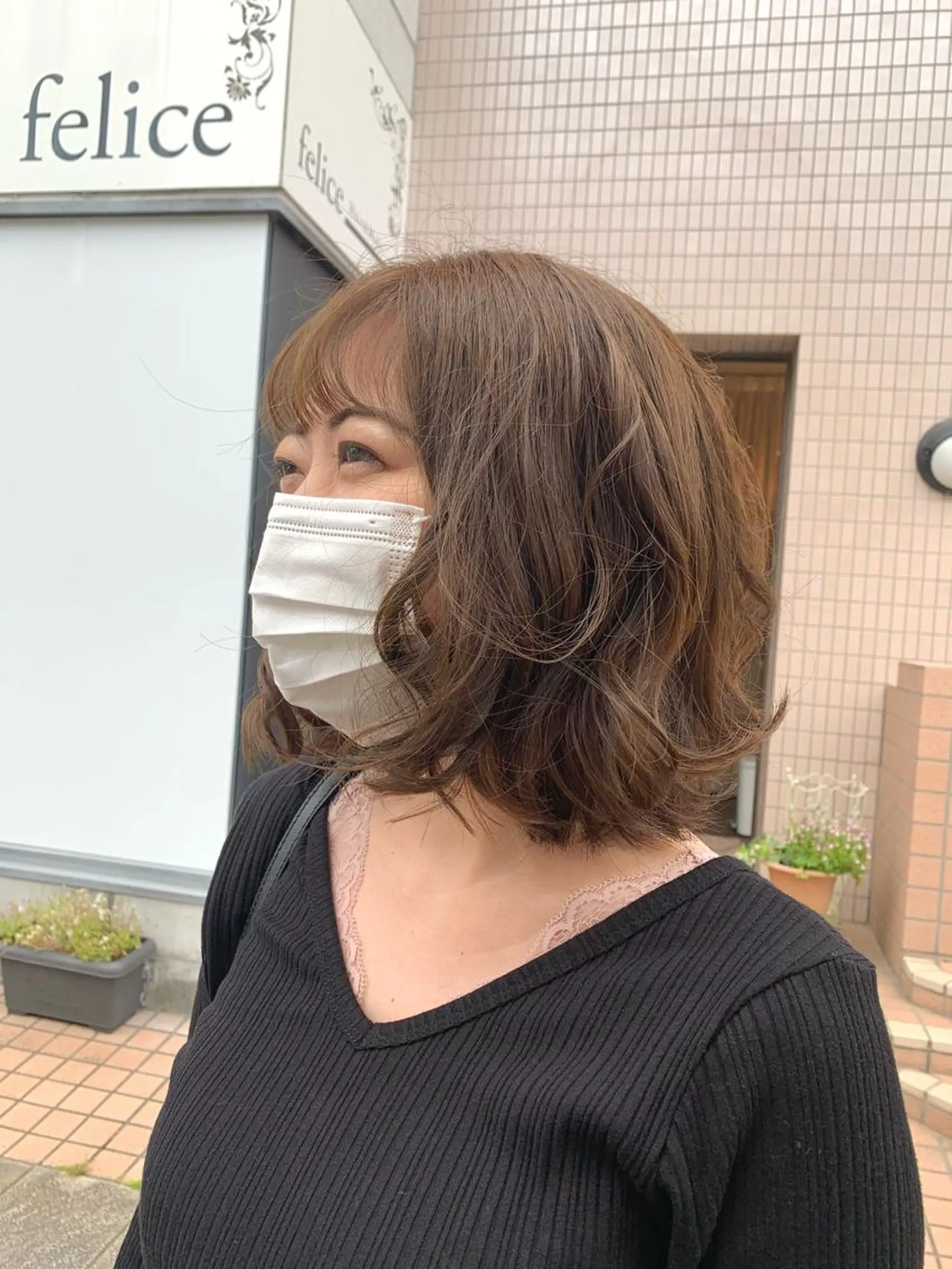 ミディアム カラー 透明感カラー Lunapiena所属・Lunapiena 🫧ナナのヘアスタイル