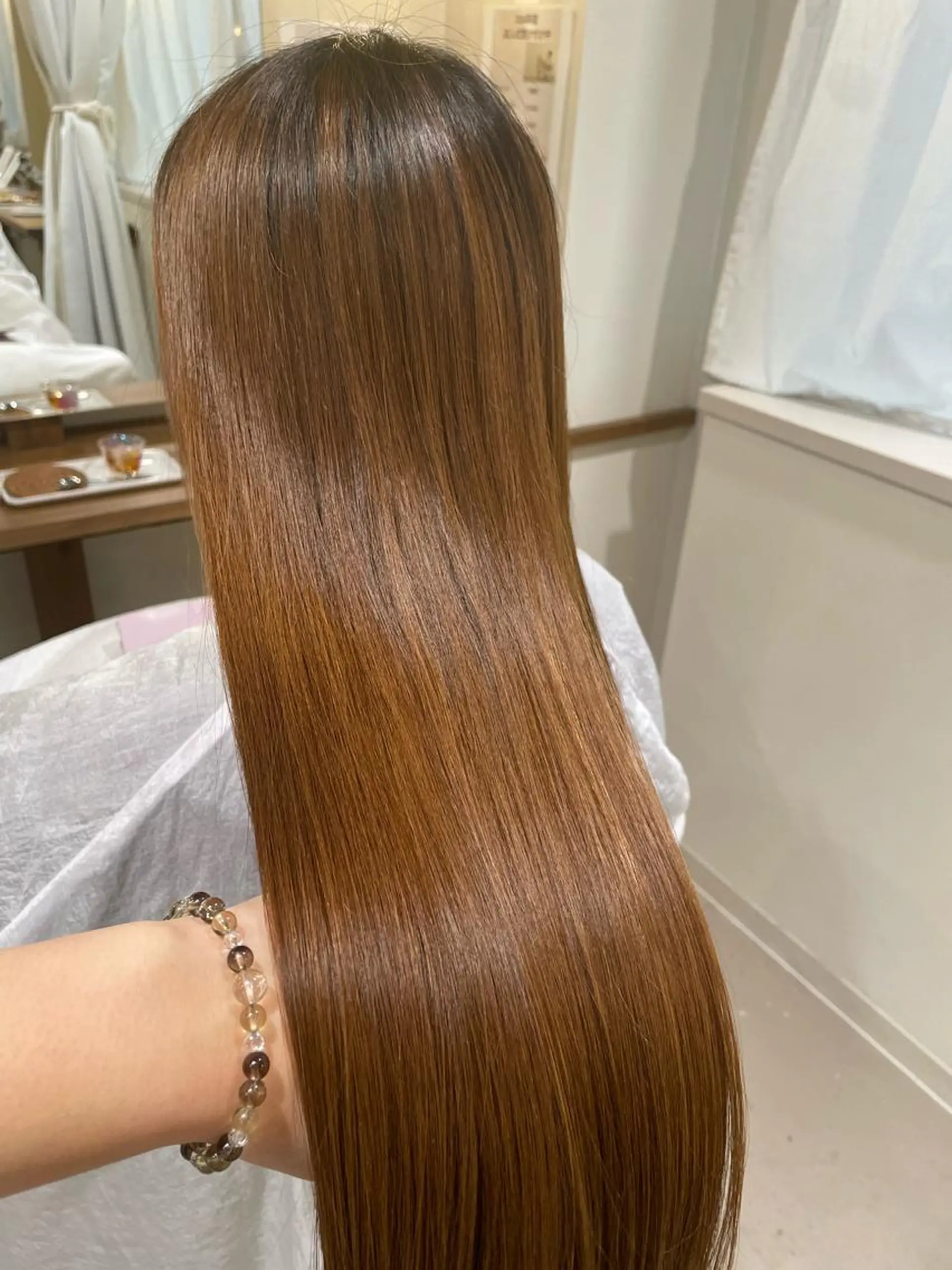 ロング 縮毛矯正 トリートメント cocoluana(ココルアナ)所属・韓国風ヘア専門 🇰🇷Noaのヘアスタイル