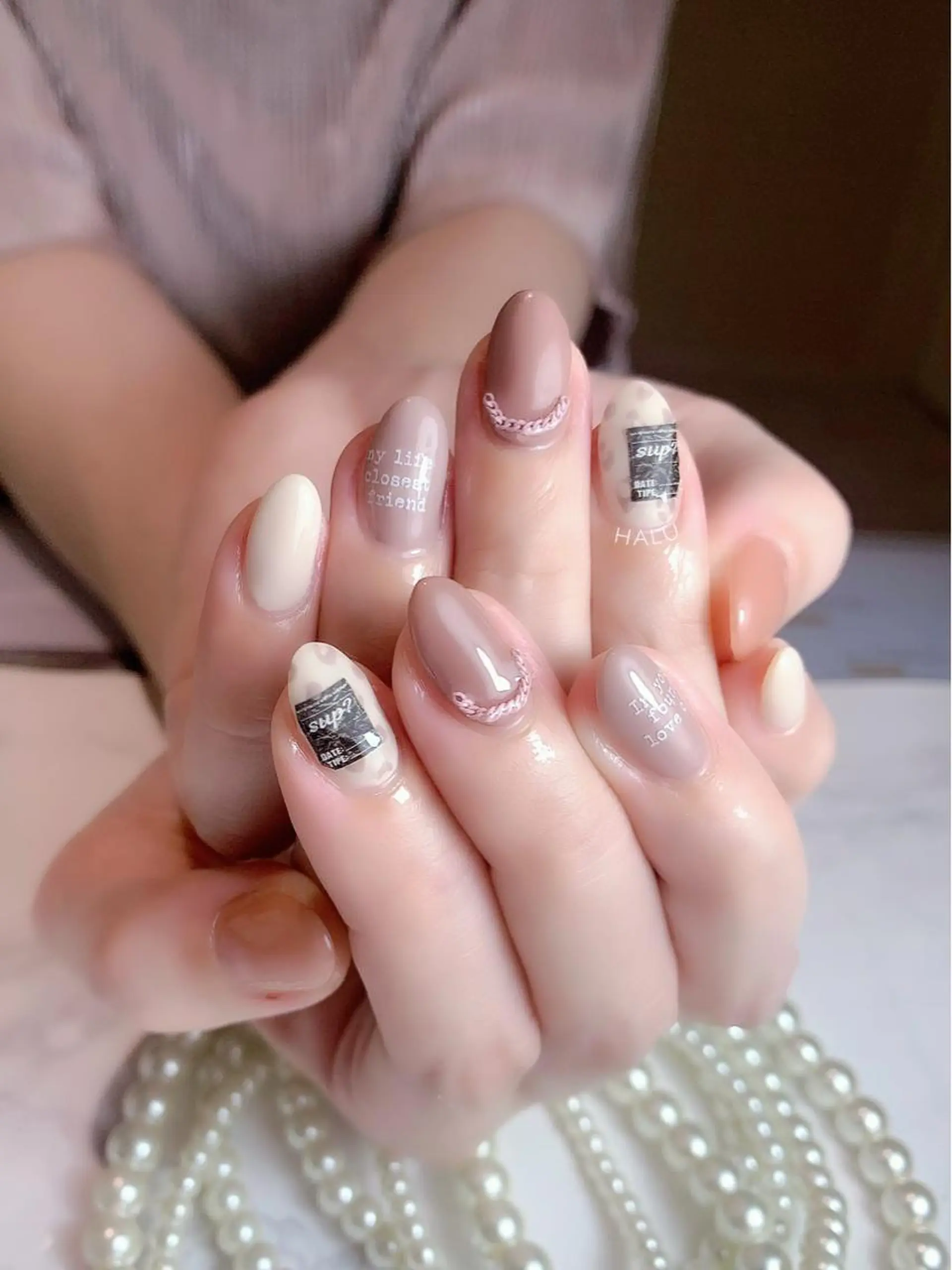 ネイル マットネイル HALU ハルのネイルデザイン