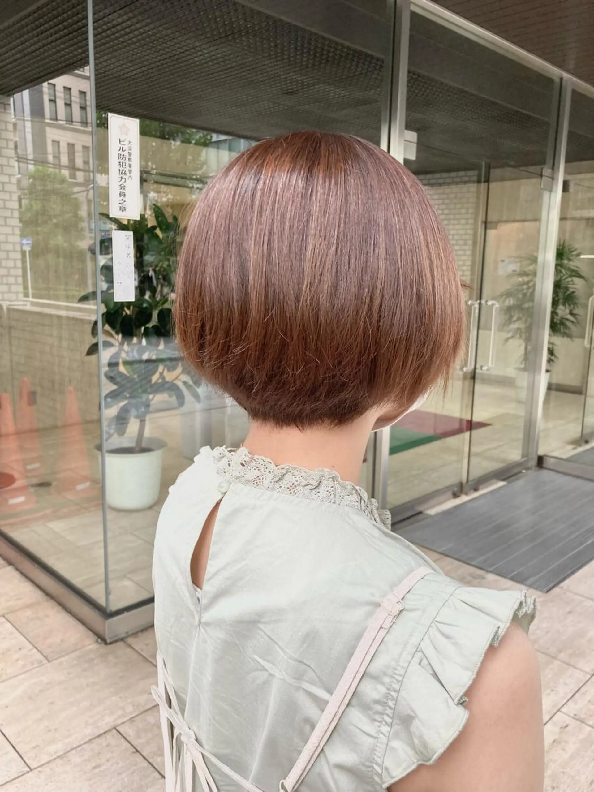 ショート カラー ブラウンカラー カット 💠lily 丹田龍輔💠のヘアスタイル