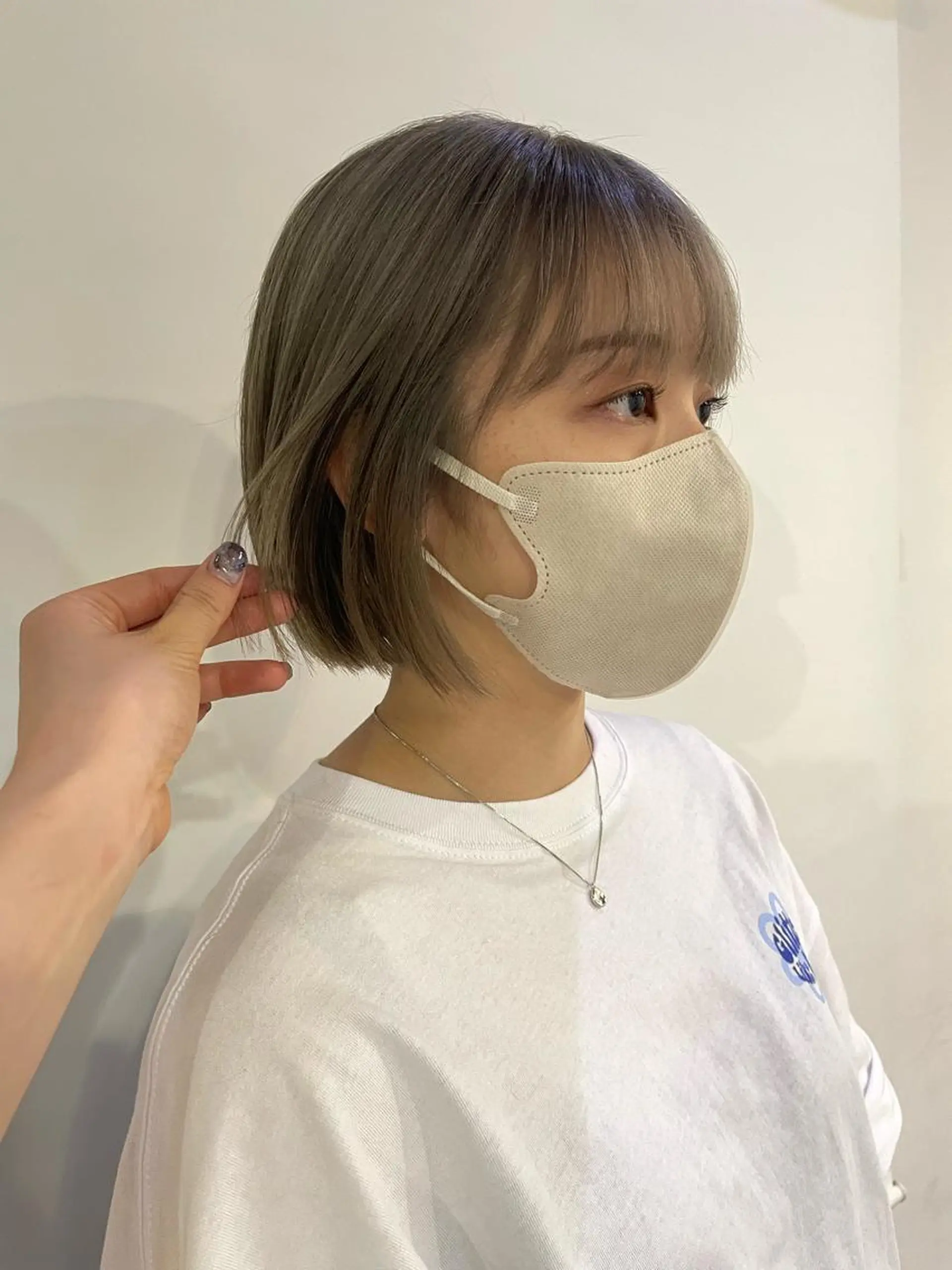 ショート カラー silo所属・silo MOKA 顔周りカット🦦のヘアスタイル