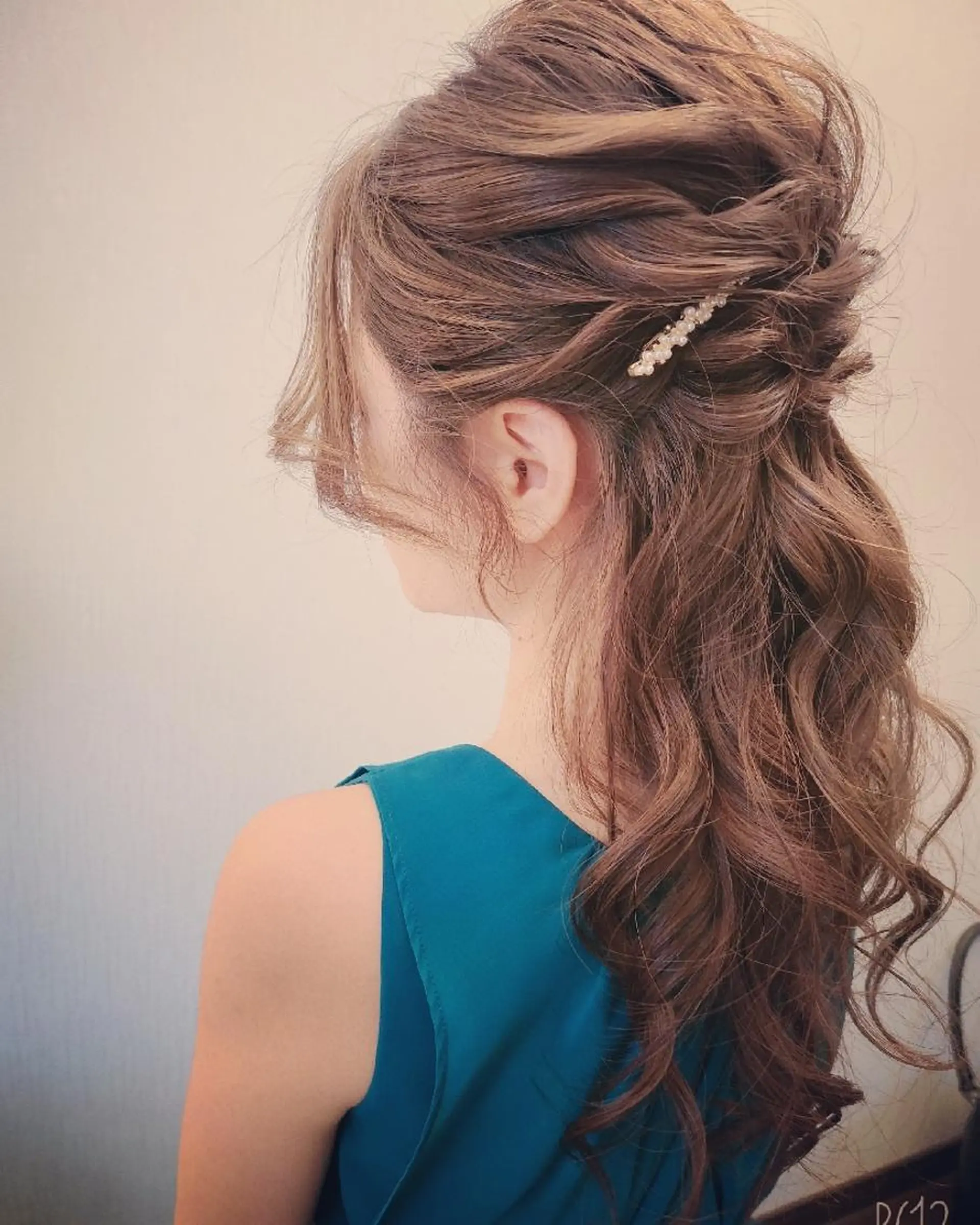 ヘアアレンジ ハーフアップ 結婚式・ブライダル ...ful  MAOのヘアスタイル