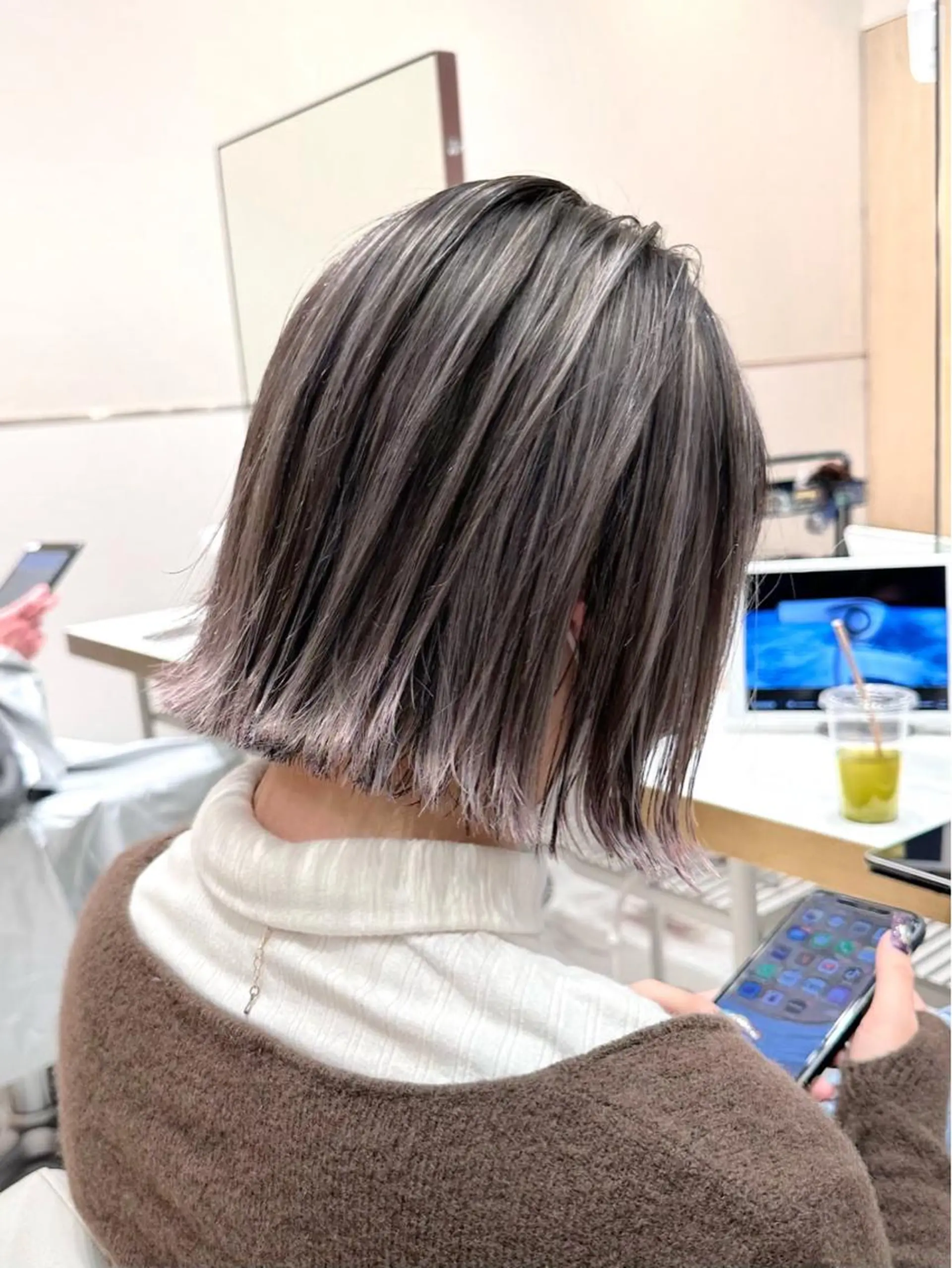 ミディアム カラー パーマ ヘアアレンジ レイヤーカット/ボブ /縮毛矯正✨大輝のヘアスタイル