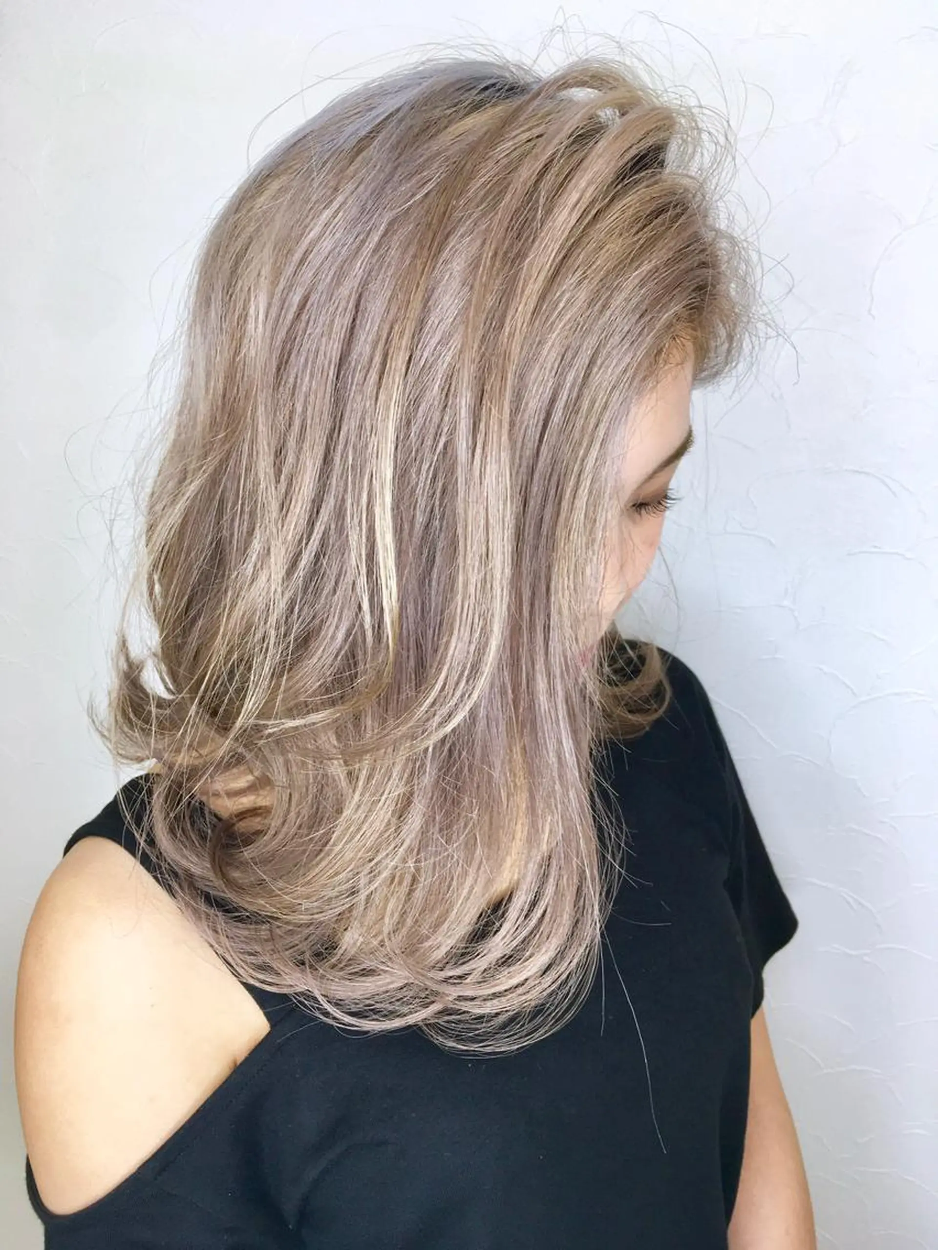 ミディアム カラー カット ヘアカラー トリートメント MARDI GRAS 蘭丸のヘアスタイル