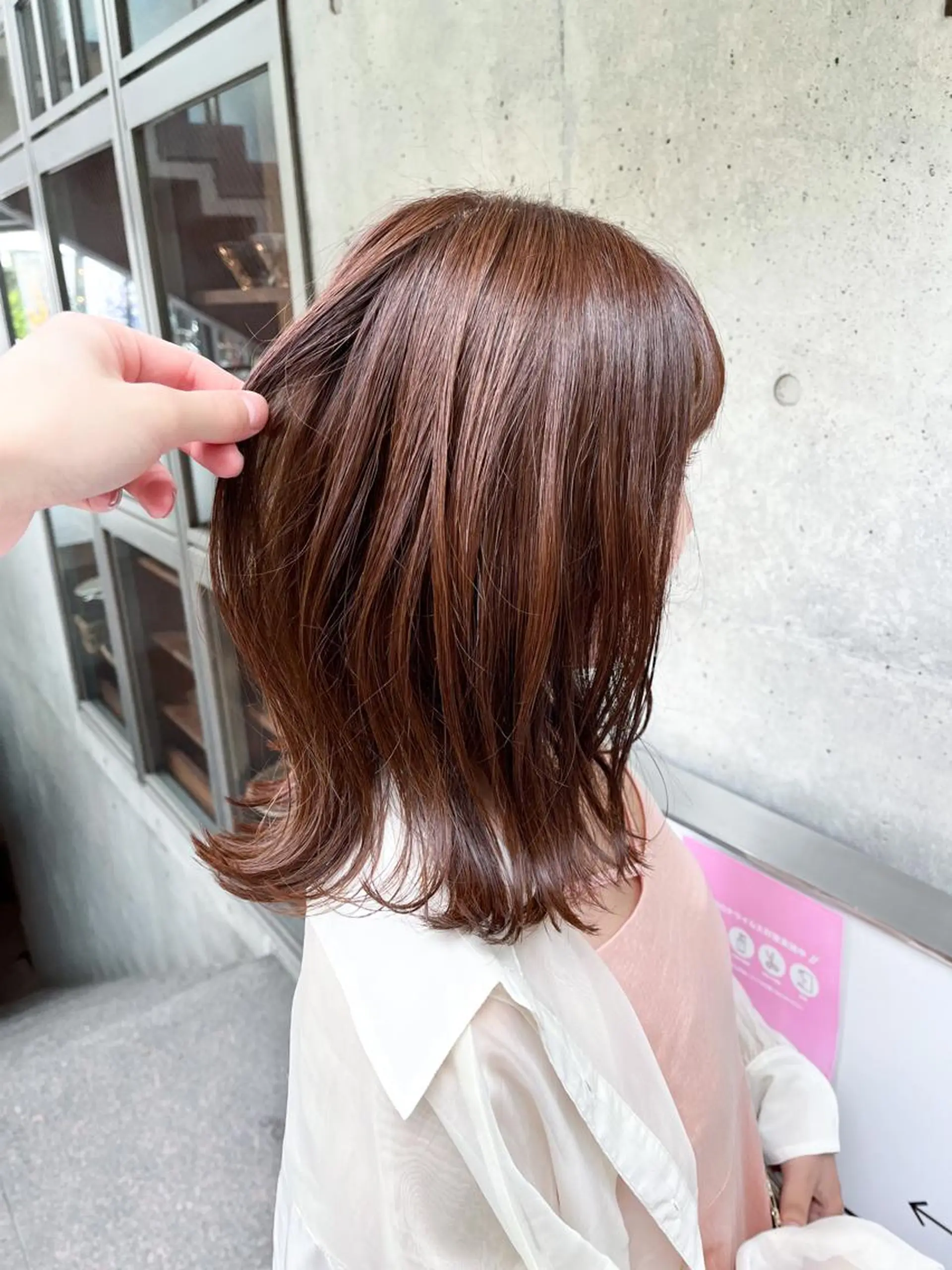 ミディアム カラー ブラウンカラー ヘアカラー トリートメント 原宿パーマ kazuのヘアスタイル