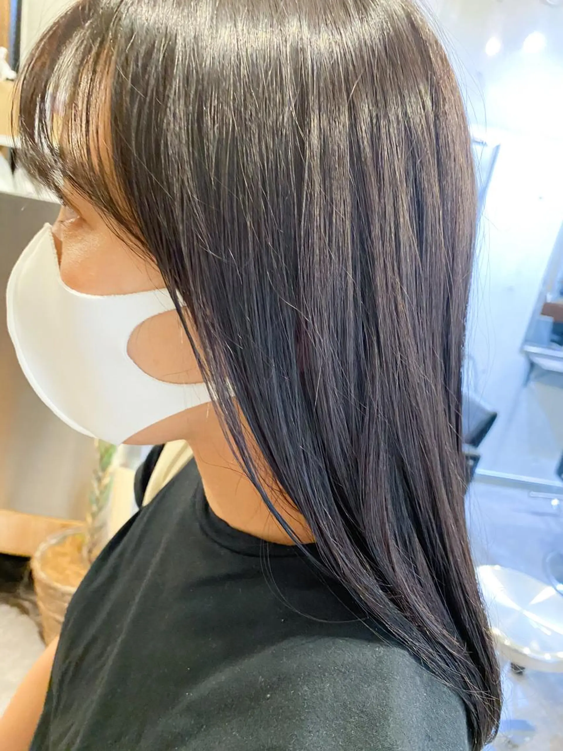 ロング カラー 艶髪ブリーチ 永井竜也のヘアスタイル