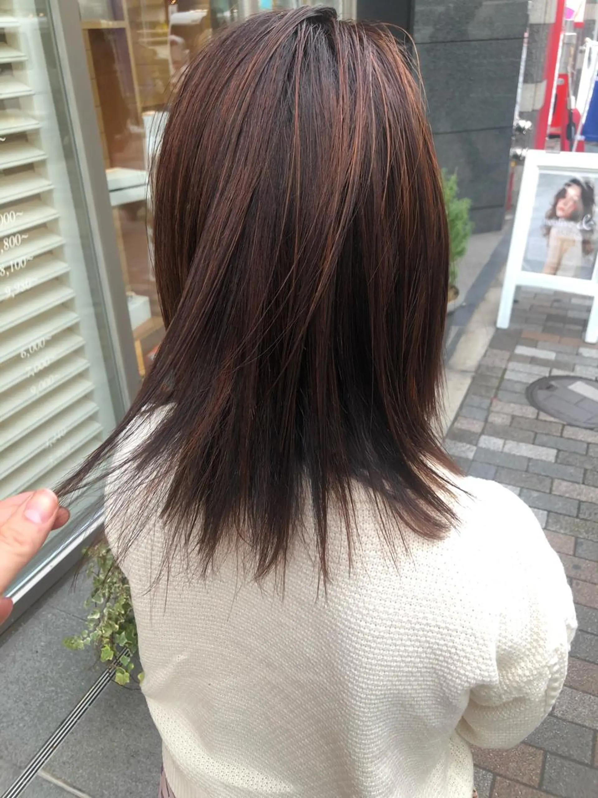 ミディアム カラー 渋谷/韓国風 西原直樹のヘアスタイル