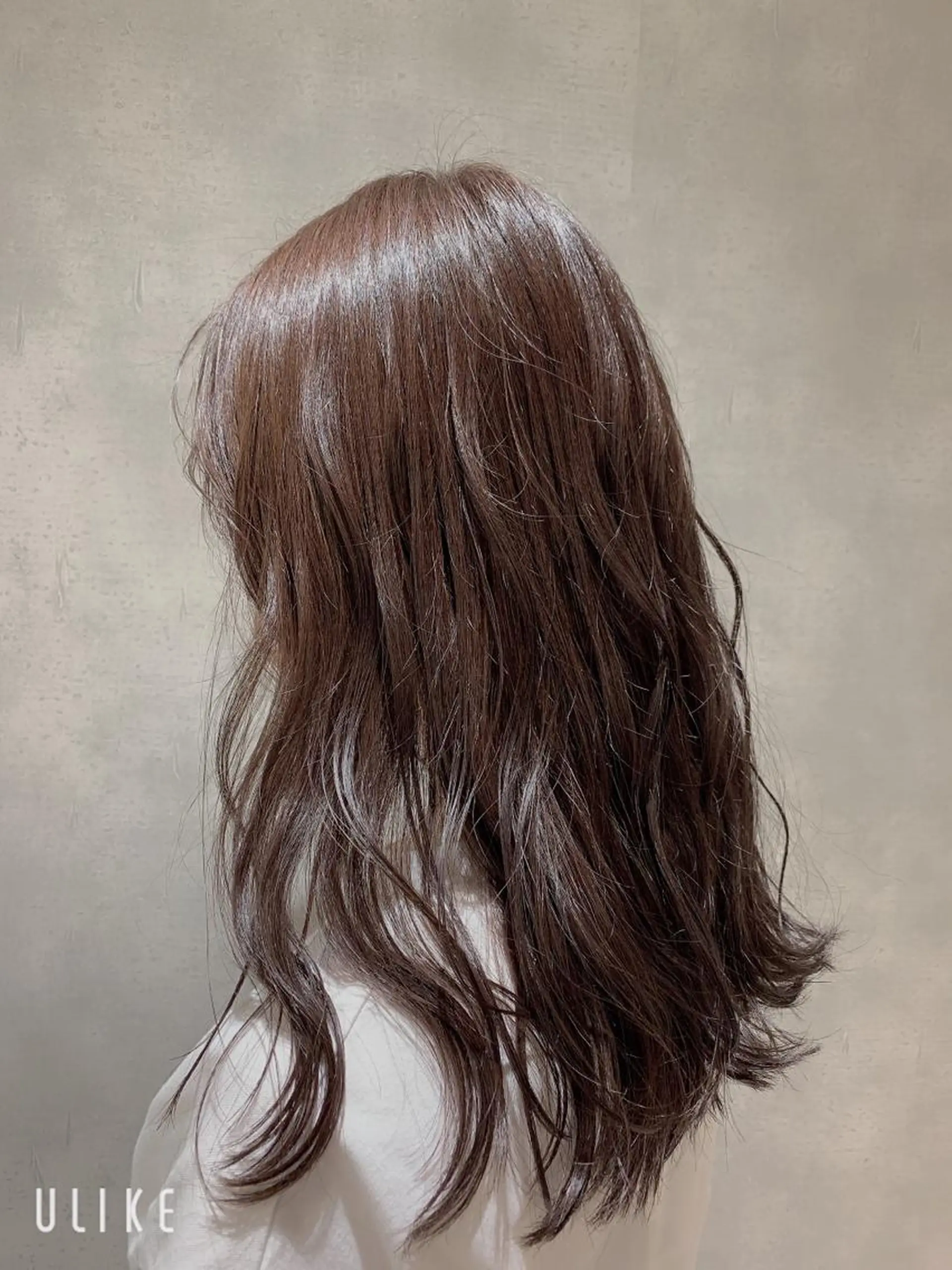 セミロング カラー エンドウ ミノリ🤎 /半個室/レイヤーのヘアスタイル