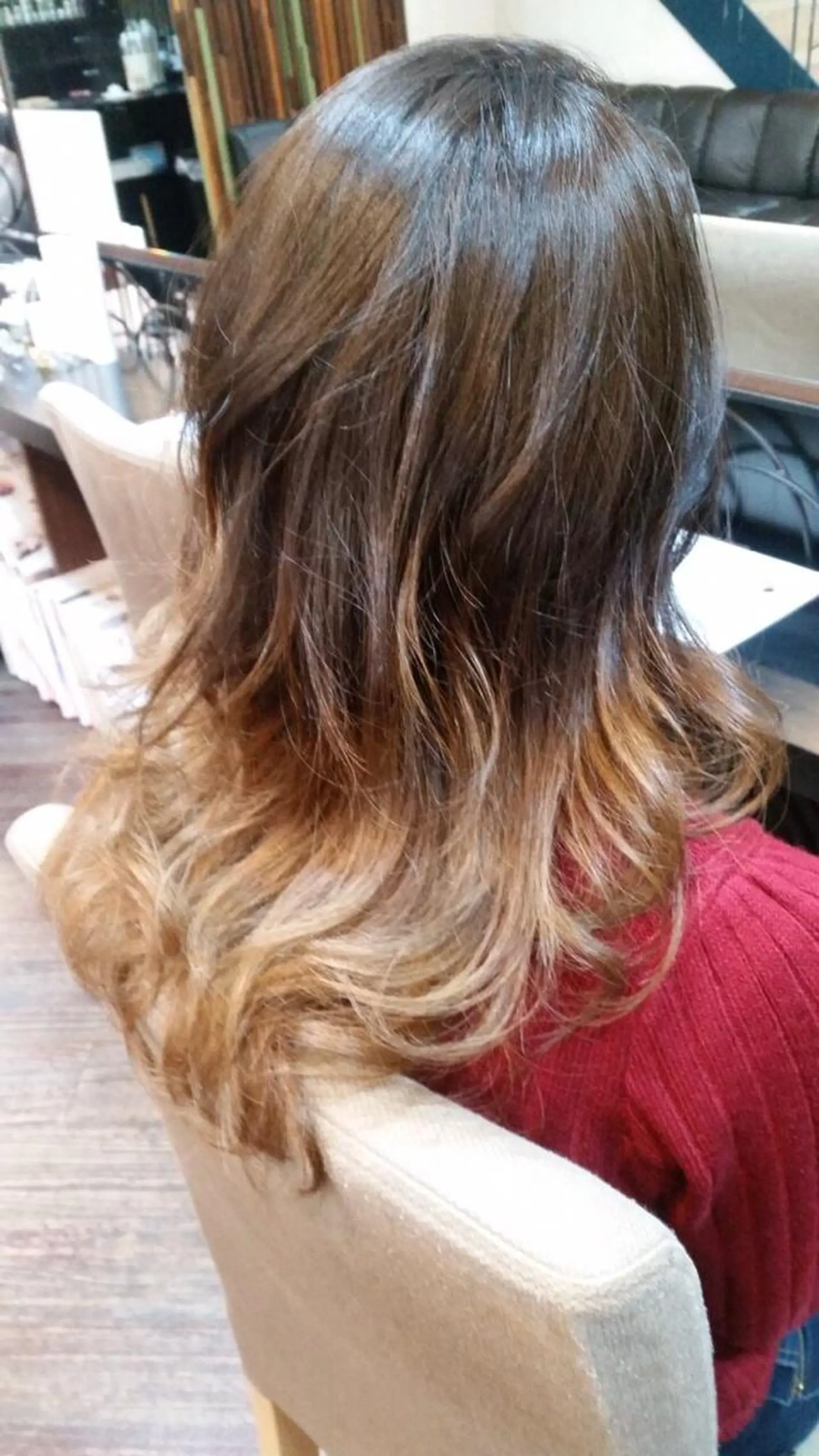 セミロング ロング カラー ヘアアレンジ MODE K's松原 YUMIのヘアスタイル