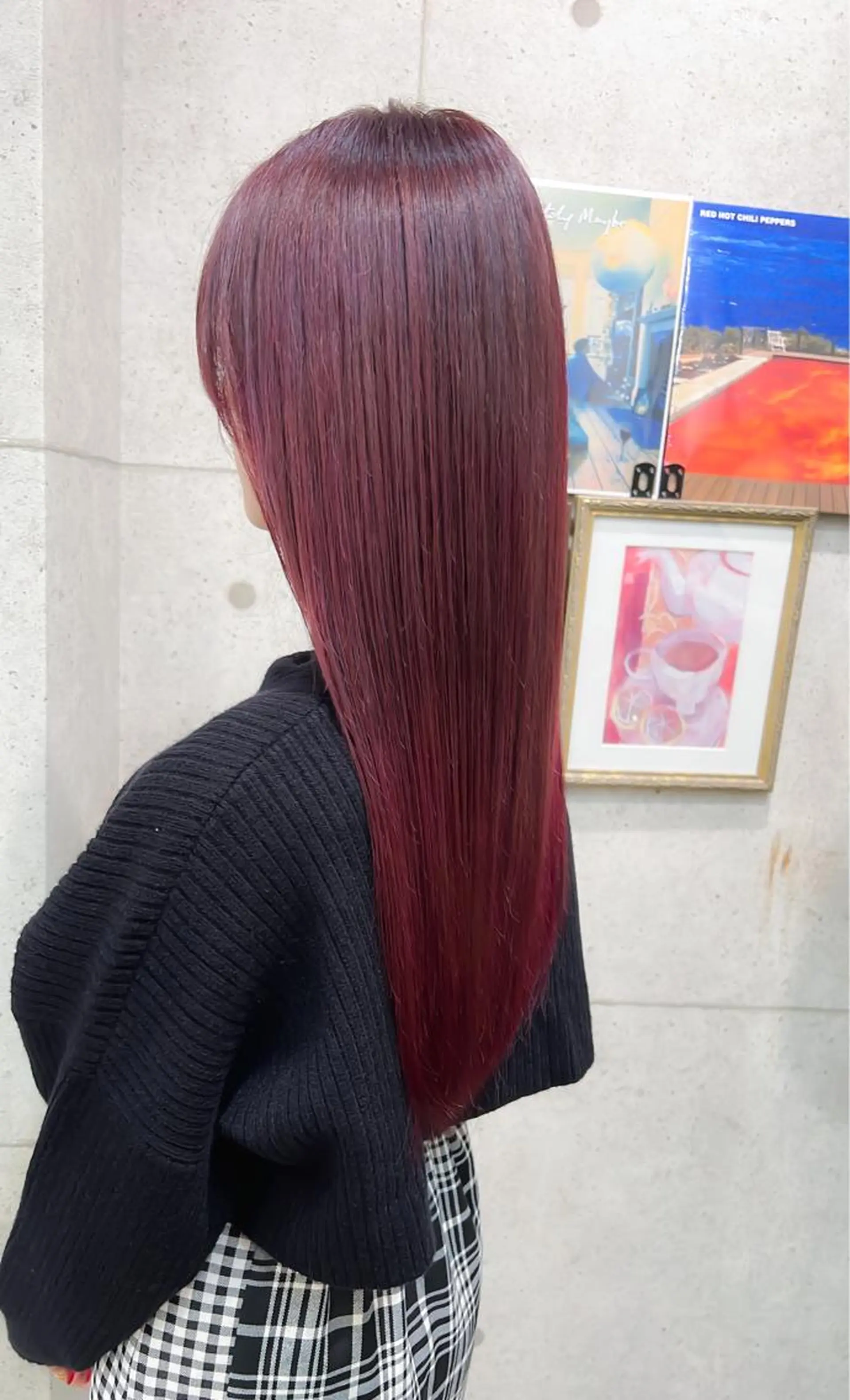 ロング カラー LITTY所属・山永 圭介のヘアスタイル