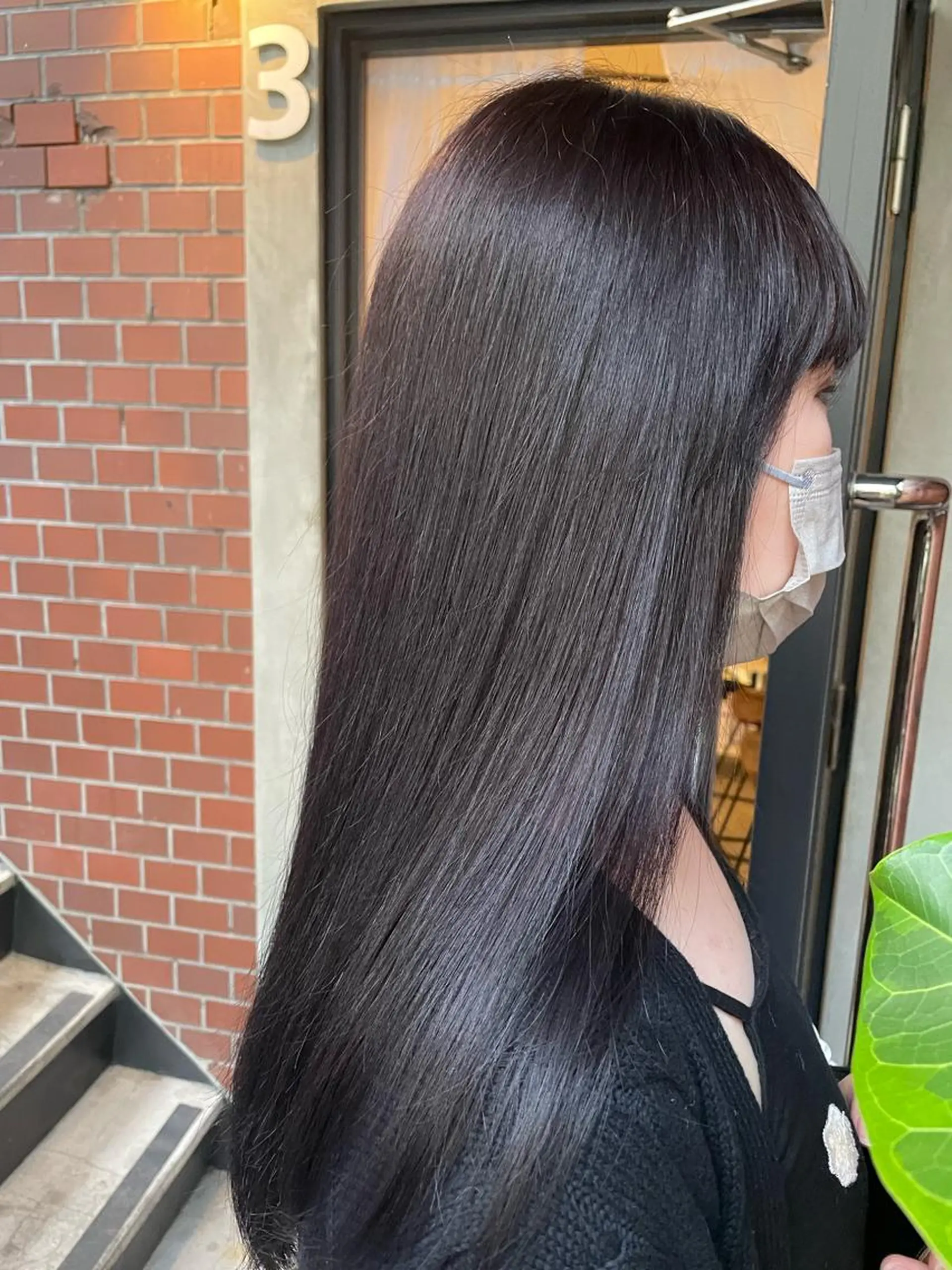 ロング カラー ヘアカラー 京都美容師 塩のヘアスタイル