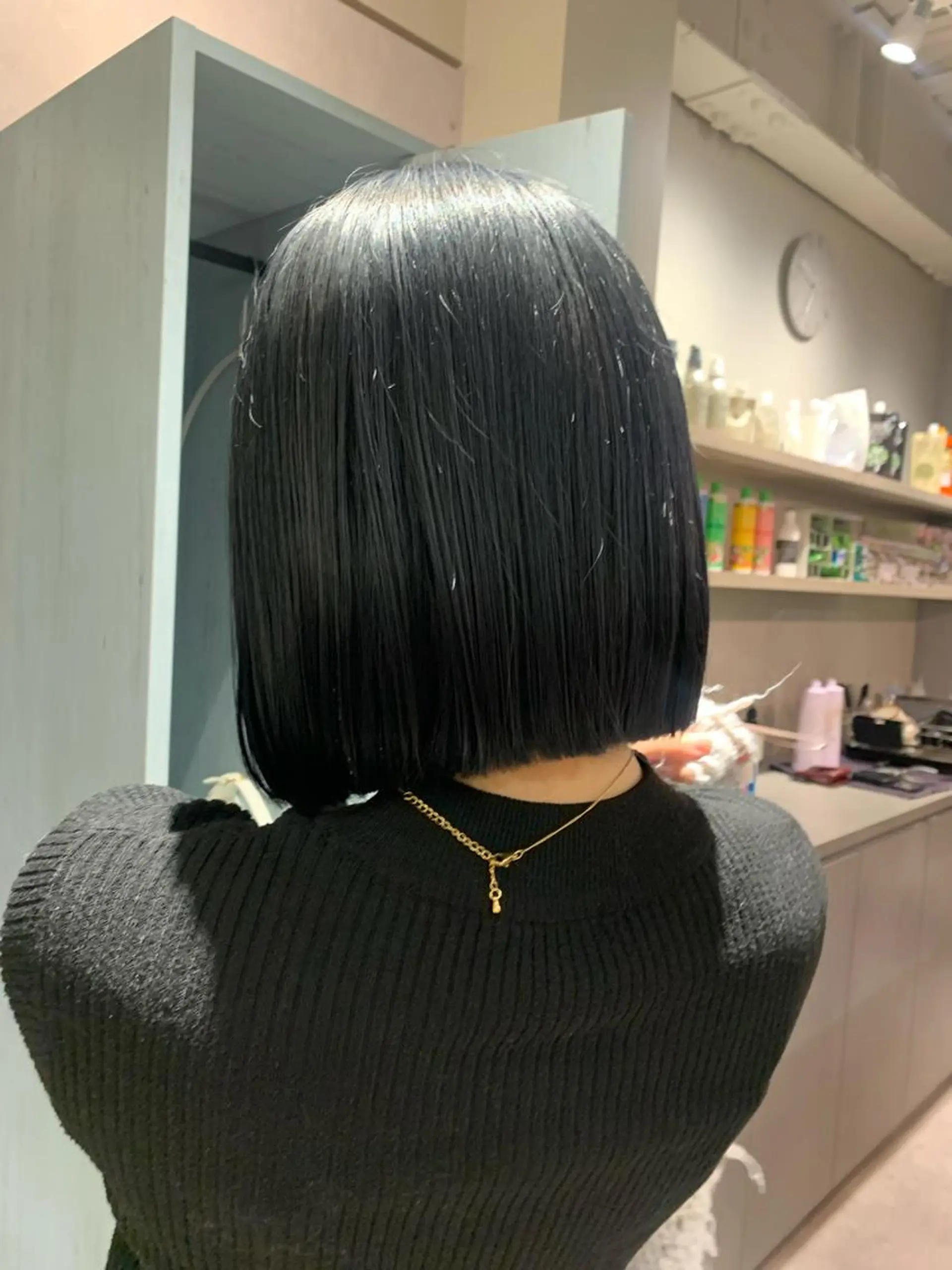 ミディアム カット ヘアカラー 【髪質改善🌿】木本 志歩のヘアスタイル