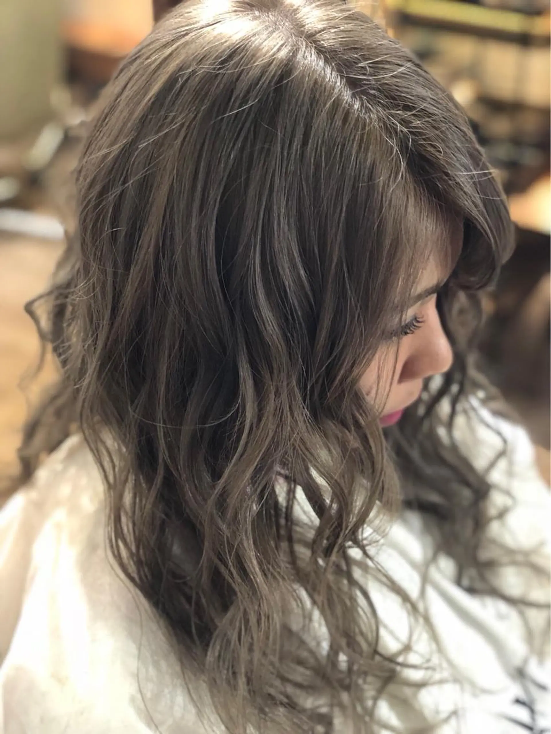 ロング ヘアカラー トリートメント BuzZ所属・西村 雄二のヘアスタイル