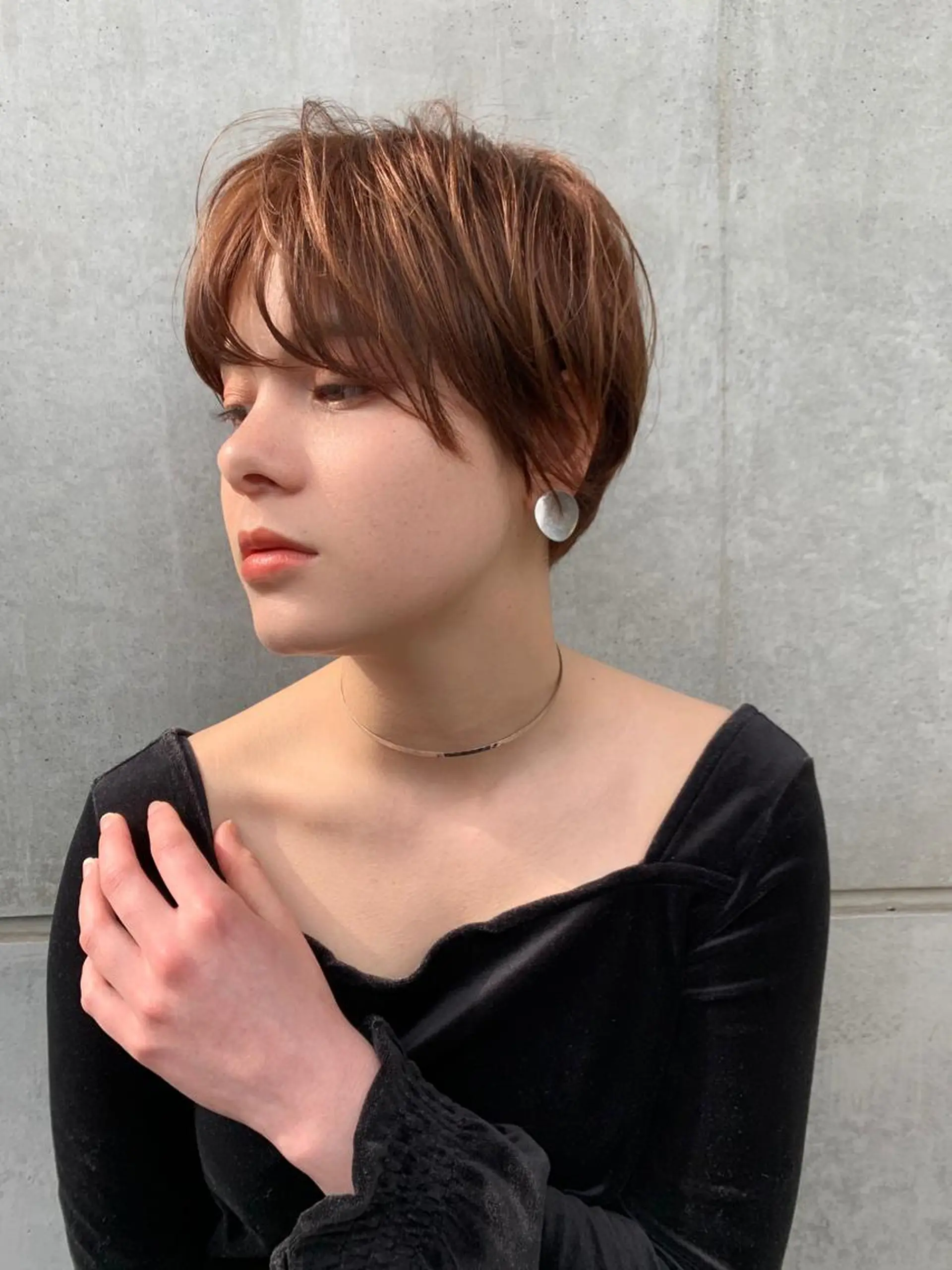 ショート カラー conne&riri所属・MA YUのヘアスタイル