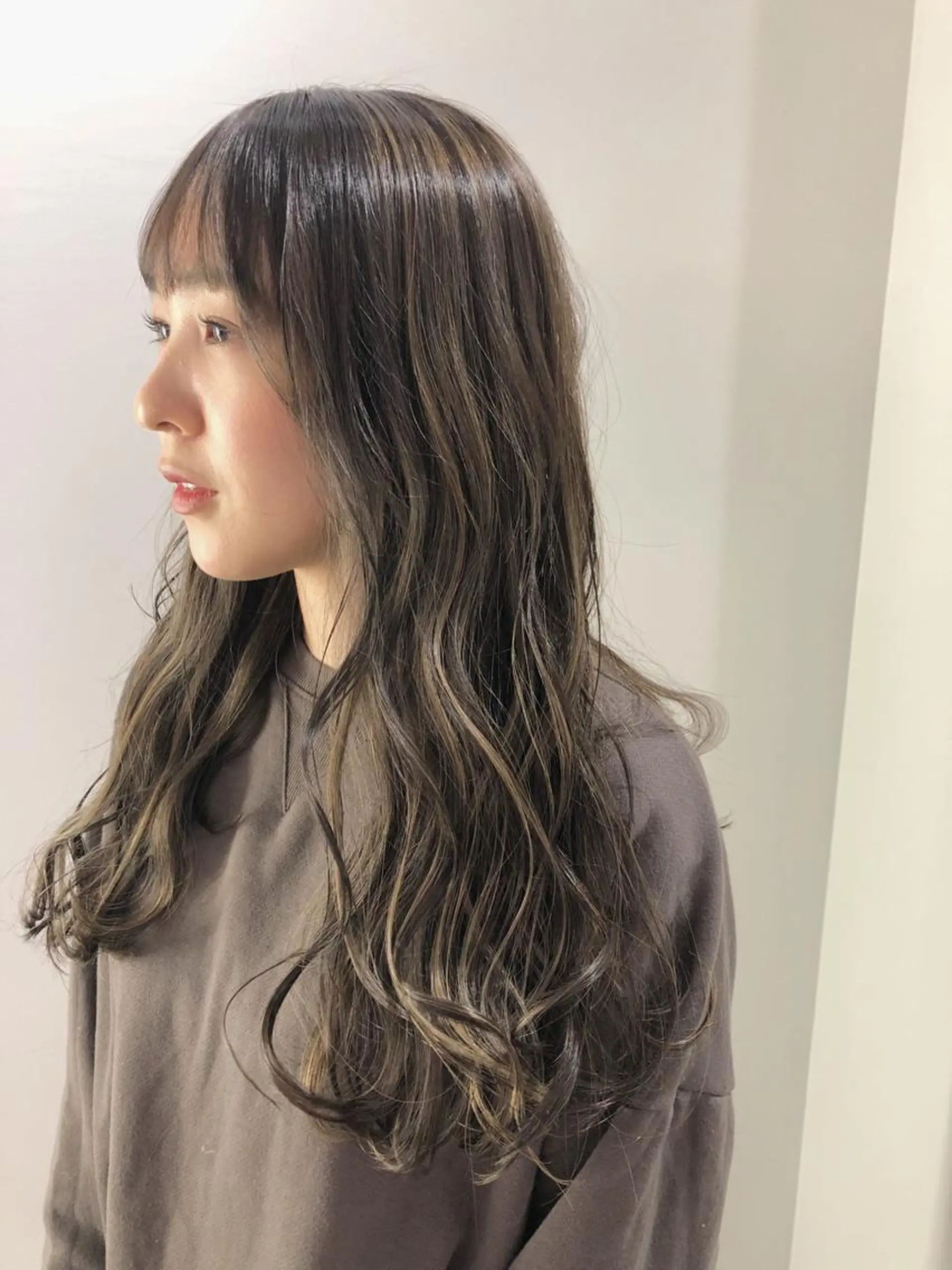 ロング カラー ヘアアレンジ GRAND OMOTESANDOのヘアスタイル
