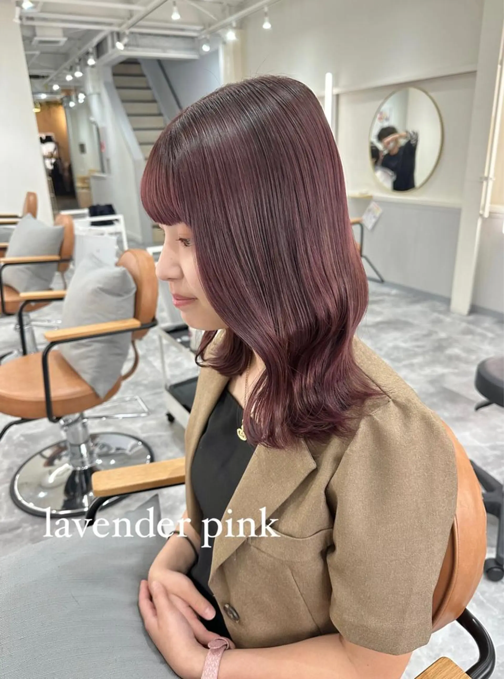 ミディアム カット ヘアカラー トリートメント 似合わせ大得意美容師 .Haruka.のヘアスタイル