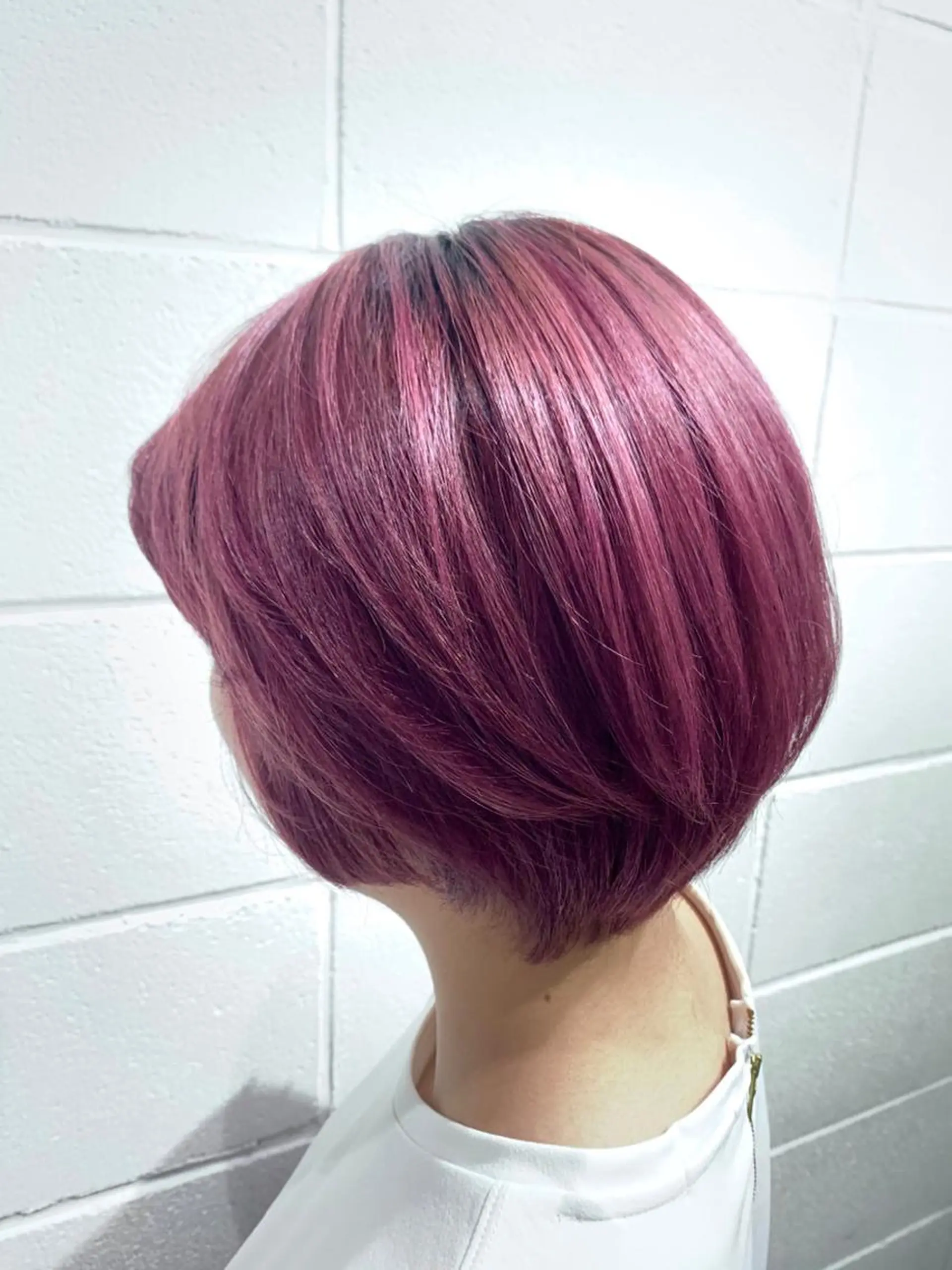 ショート カラー 🎀ツヤ髪韓国ヘア ミカ🎀のヘアスタイル