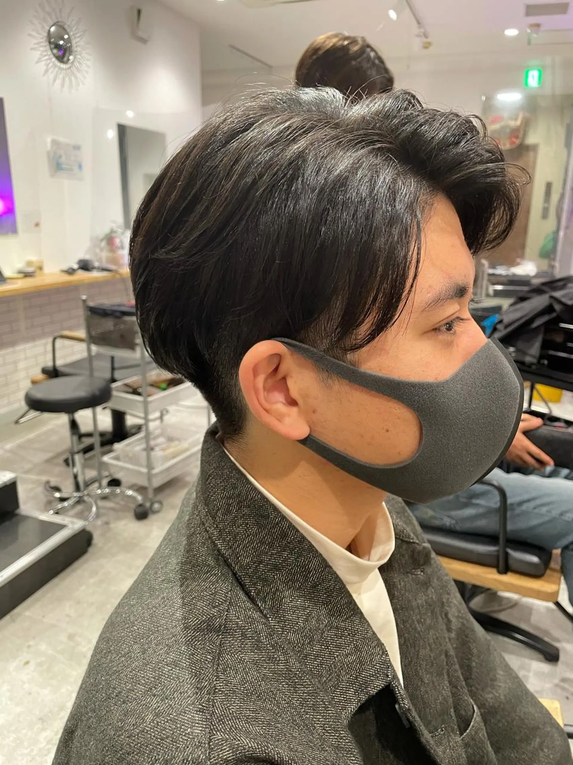 メンズ カット 京都美容師 塩のヘアスタイル