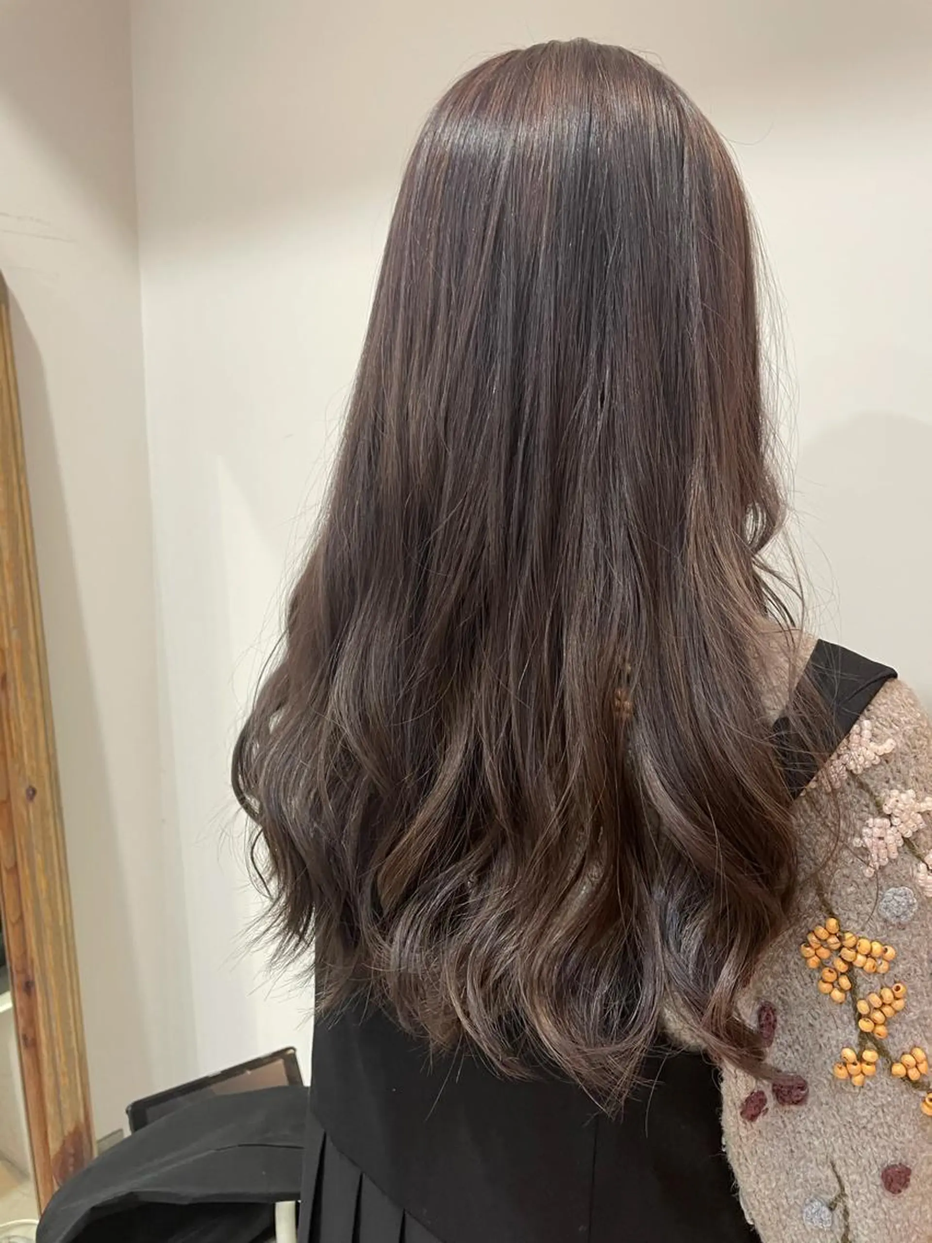 ロング カラー ラベンダーカラー ラベンダーグレー ヘアカラー 中目黒🌼 🌼ハナのヘアスタイル