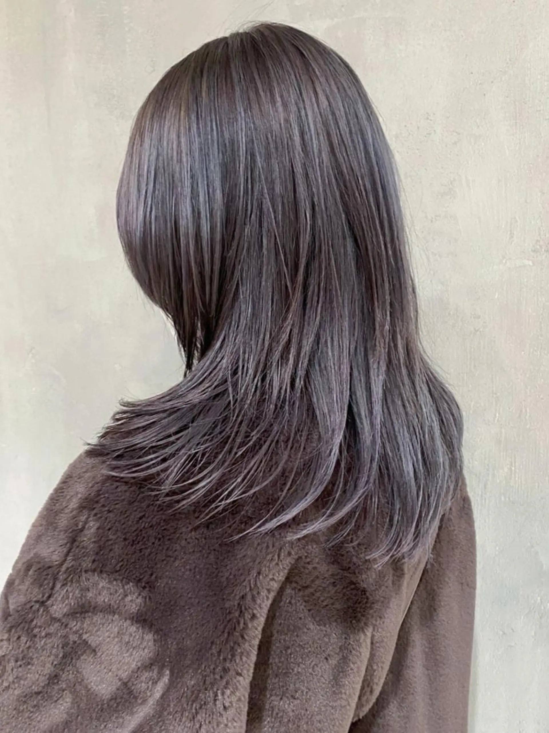 ミディアム カラー パーマ ヘアアレンジ グレージュ カット ヘアカラー トリートメント ITbyALBUM 八王子店のヘアスタイル