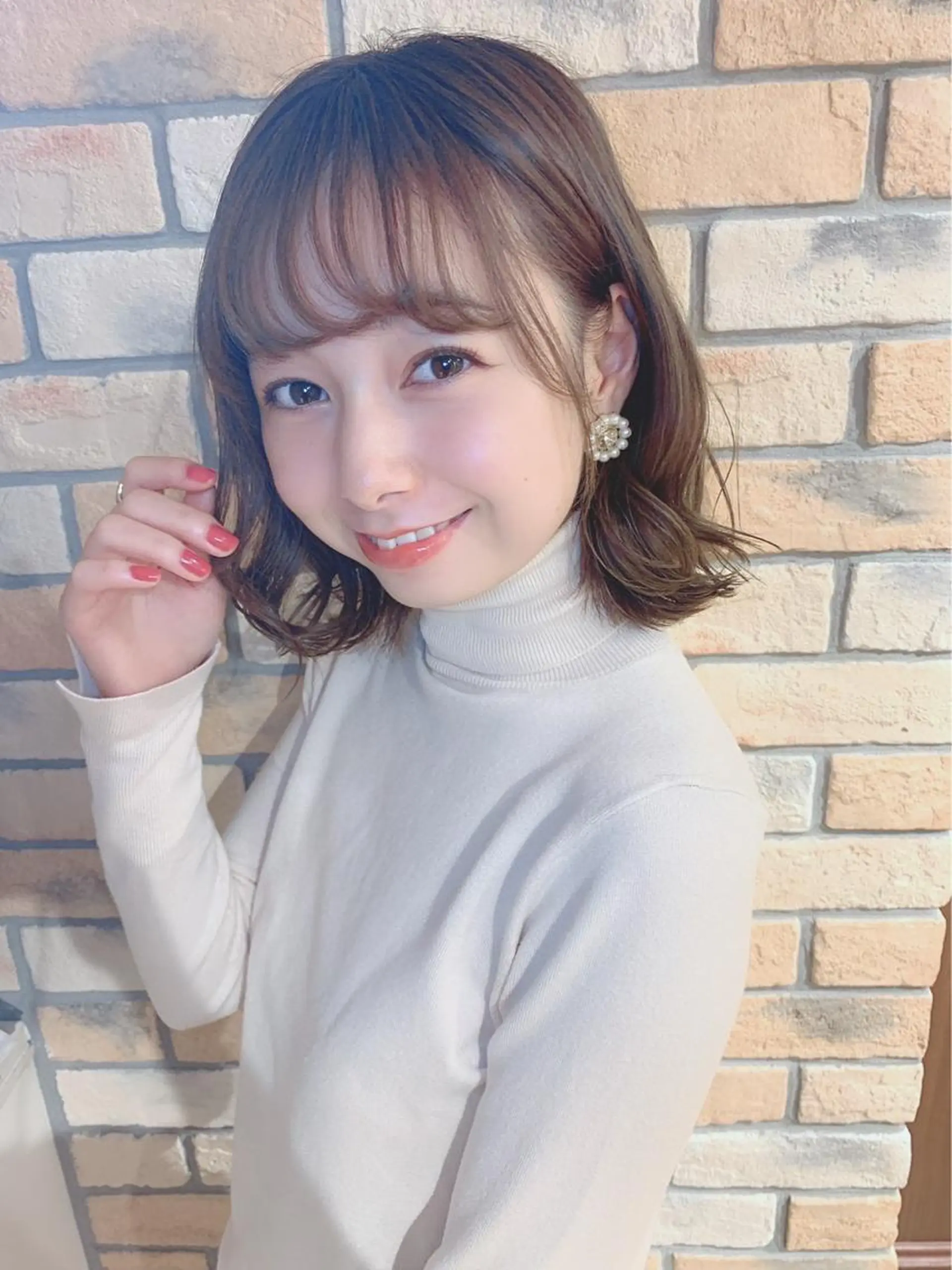 ミディアム カラー パーマ ヘアアレンジ 【公式】amble luxe池袋東口♻️のヘアスタイル