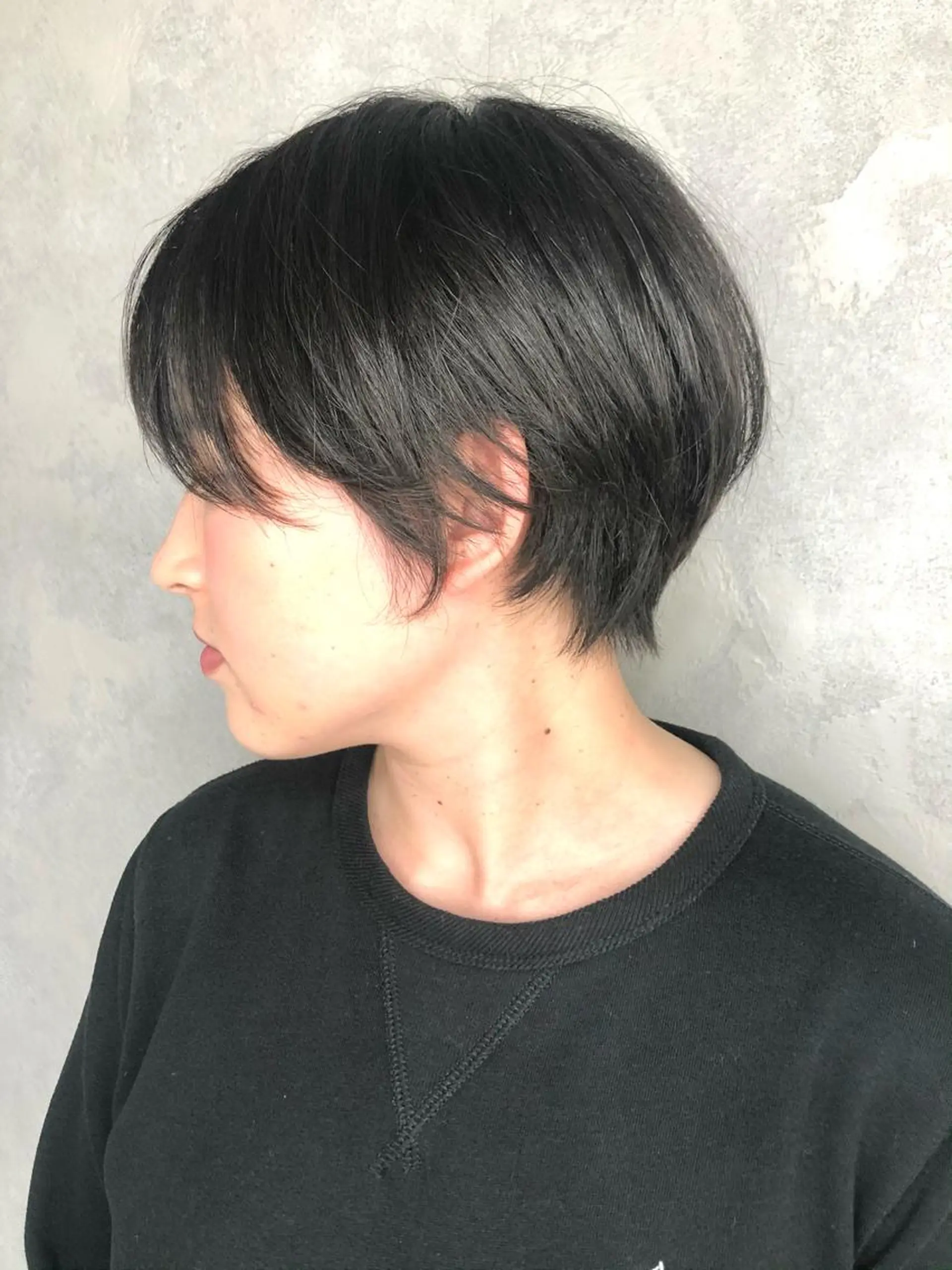 ショート ハンサムショート 韓国風ヘア ショートヘア 💗艶カラー💗 CECILのヘアスタイル