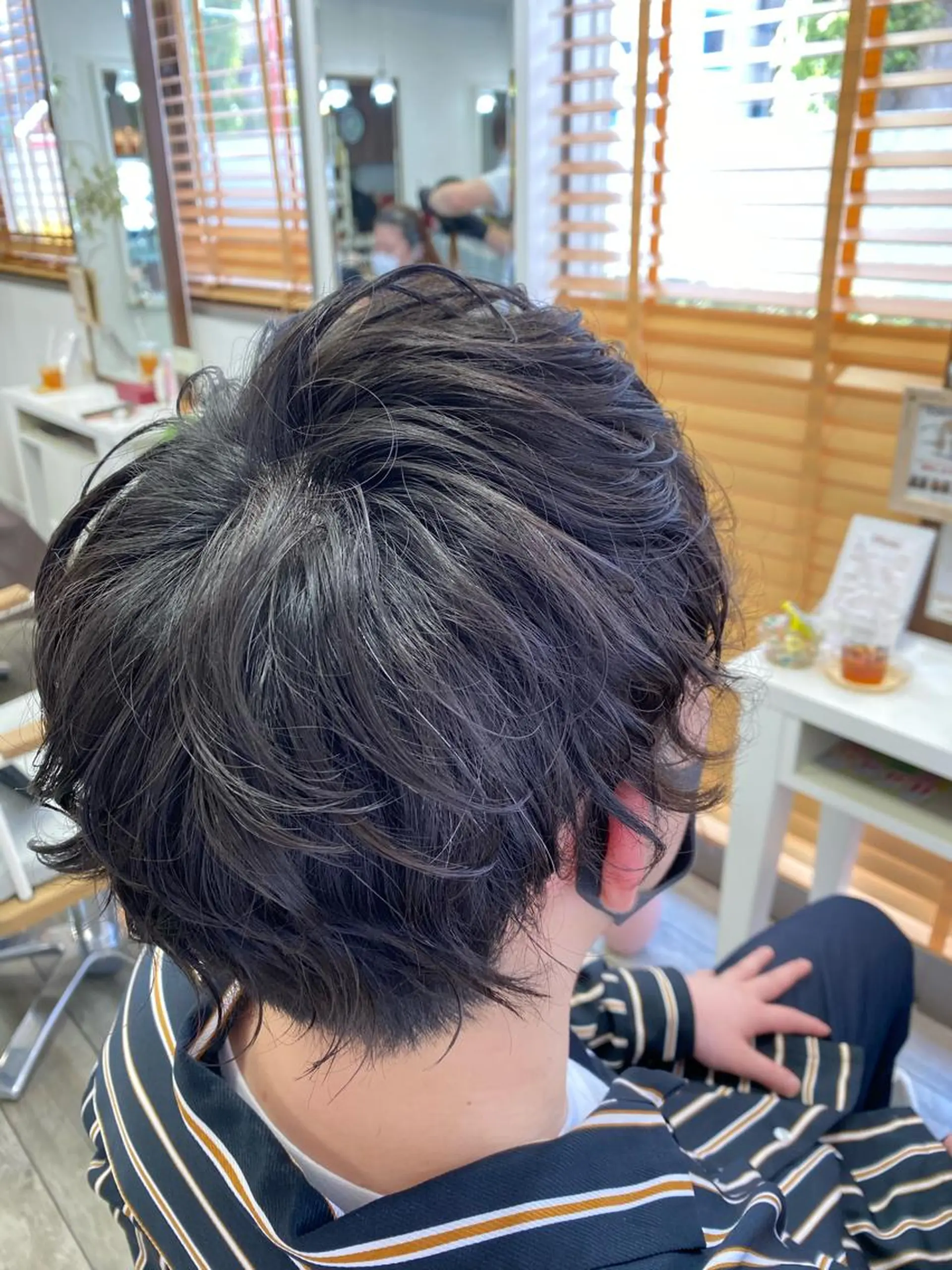 ショート メンズ メンズパーマ Aloa登戸所属・武田 学のヘアスタイル