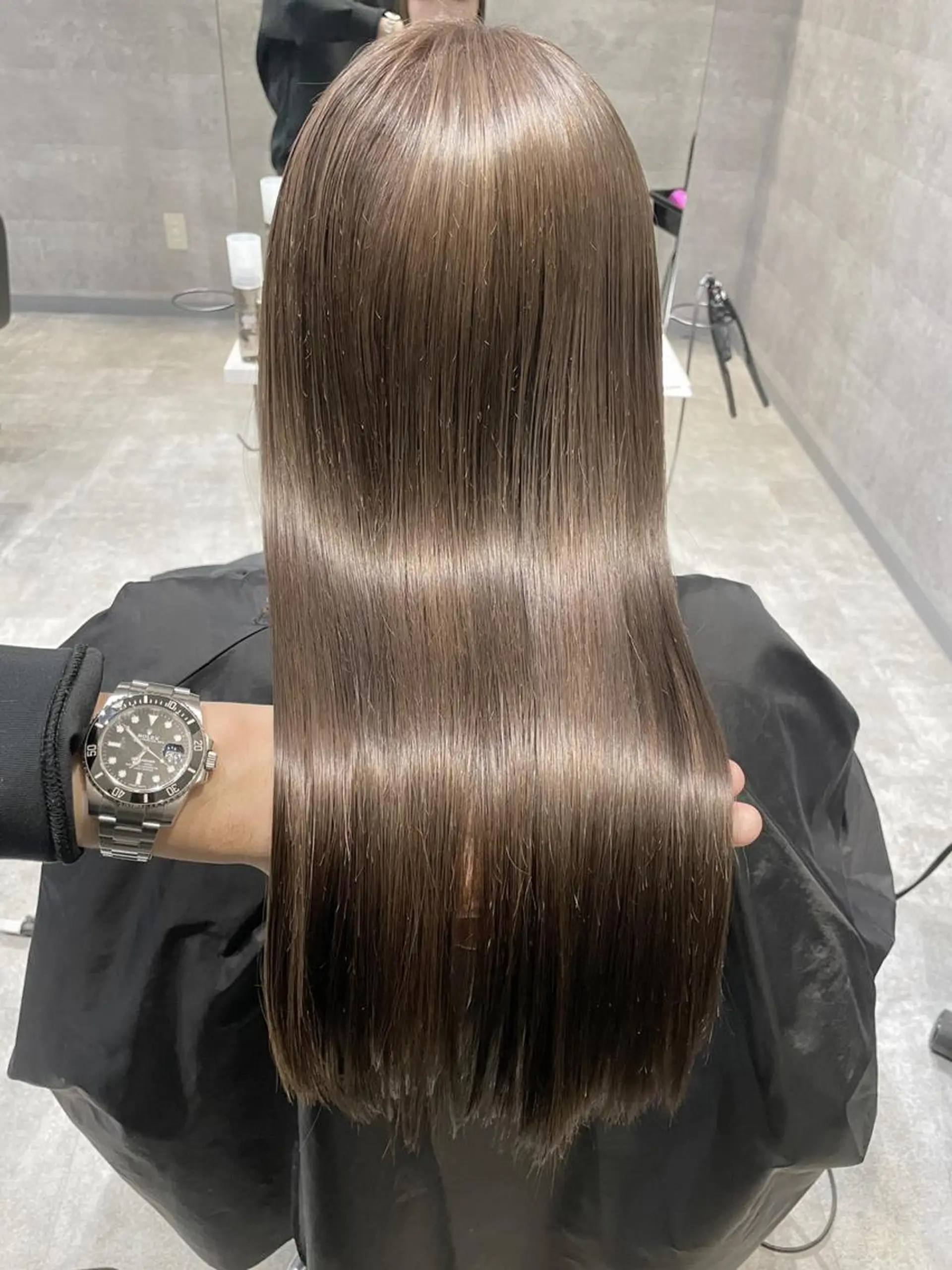 ロング 似合わせカット ヘアカラー トリートメント Ammi hairのヘアスタイル